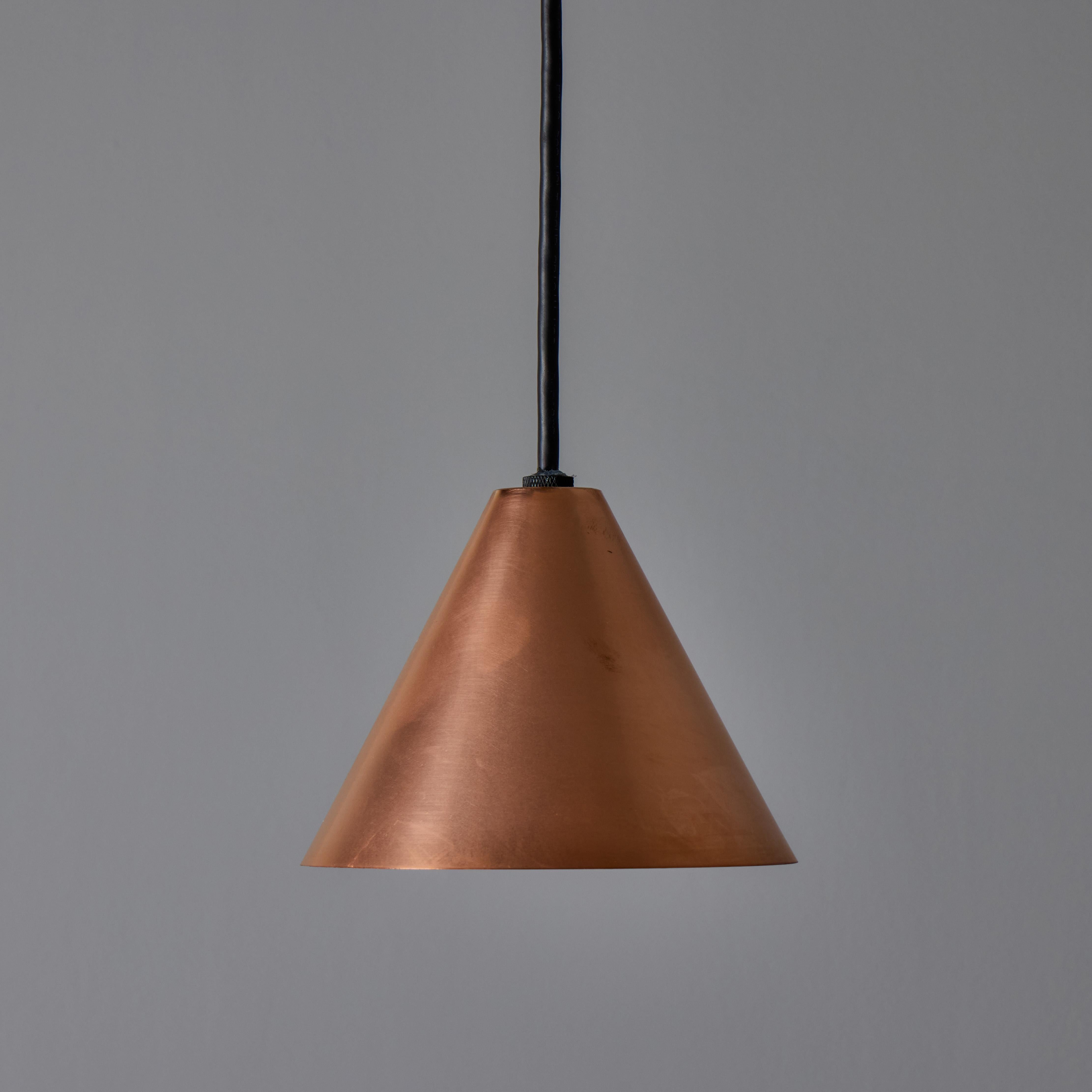 Hans-Agne Jakobsson Raw Copper 'Mini-Tratten' Outdoor Pendant For Sale 8