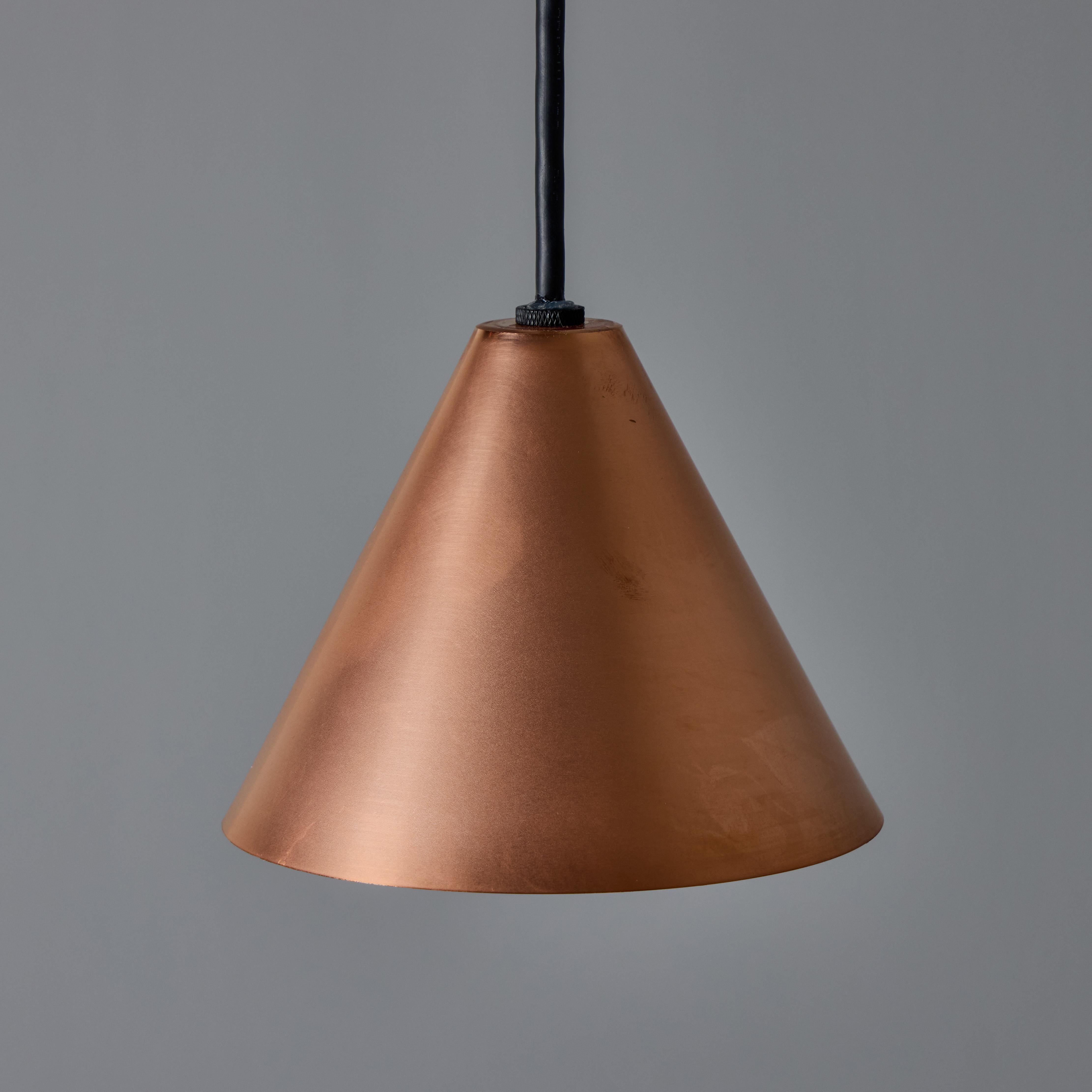 Hans-Agne Jakobsson Raw Copper 'Mini-Tratten' Outdoor Pendant For Sale 9