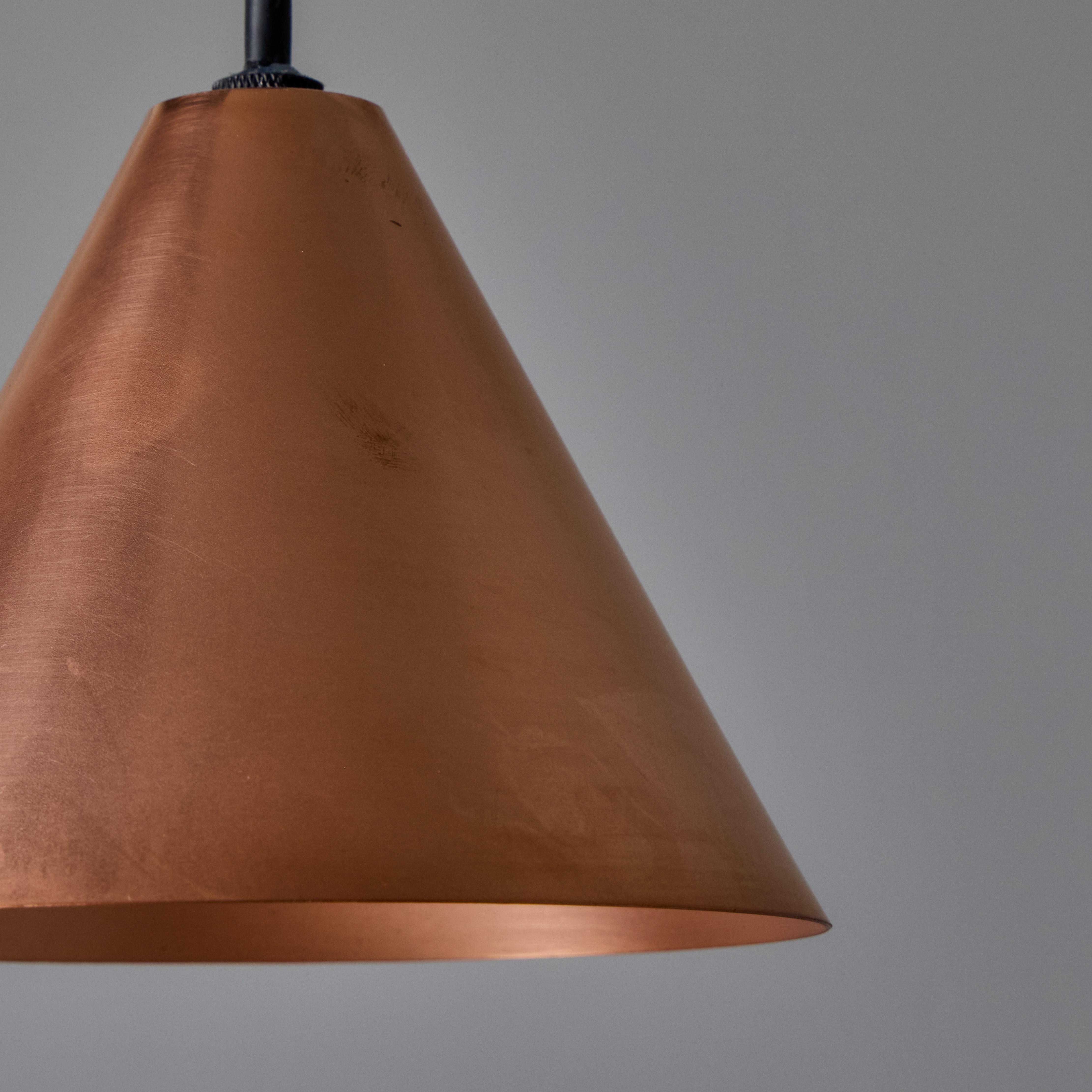 Hans-Agne Jakobsson Raw Copper 'Mini-Tratten' Outdoor Pendant For Sale 11
