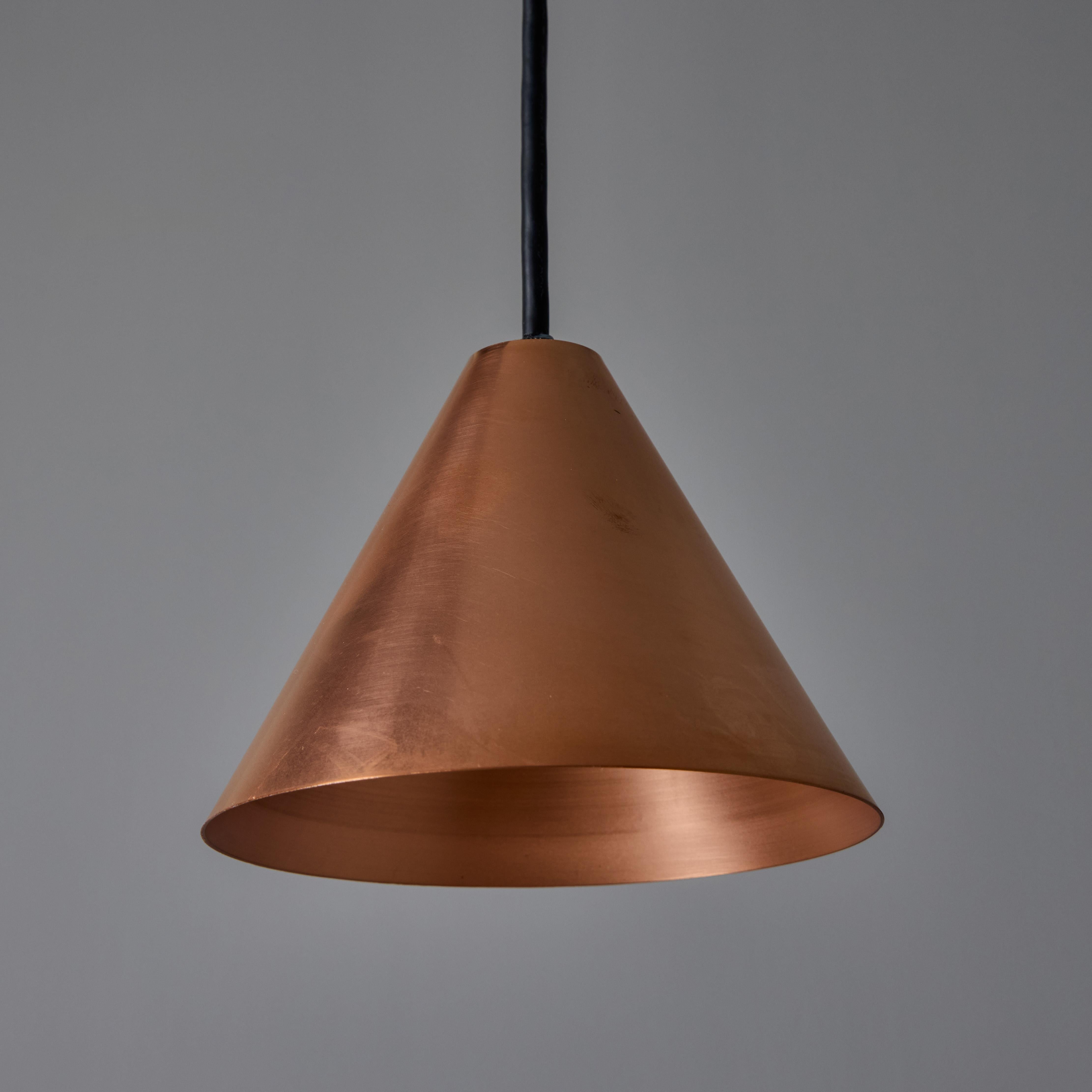Hans-Agne Jakobsson Raw Copper 'Mini-Tratten' Outdoor Pendant For Sale 12