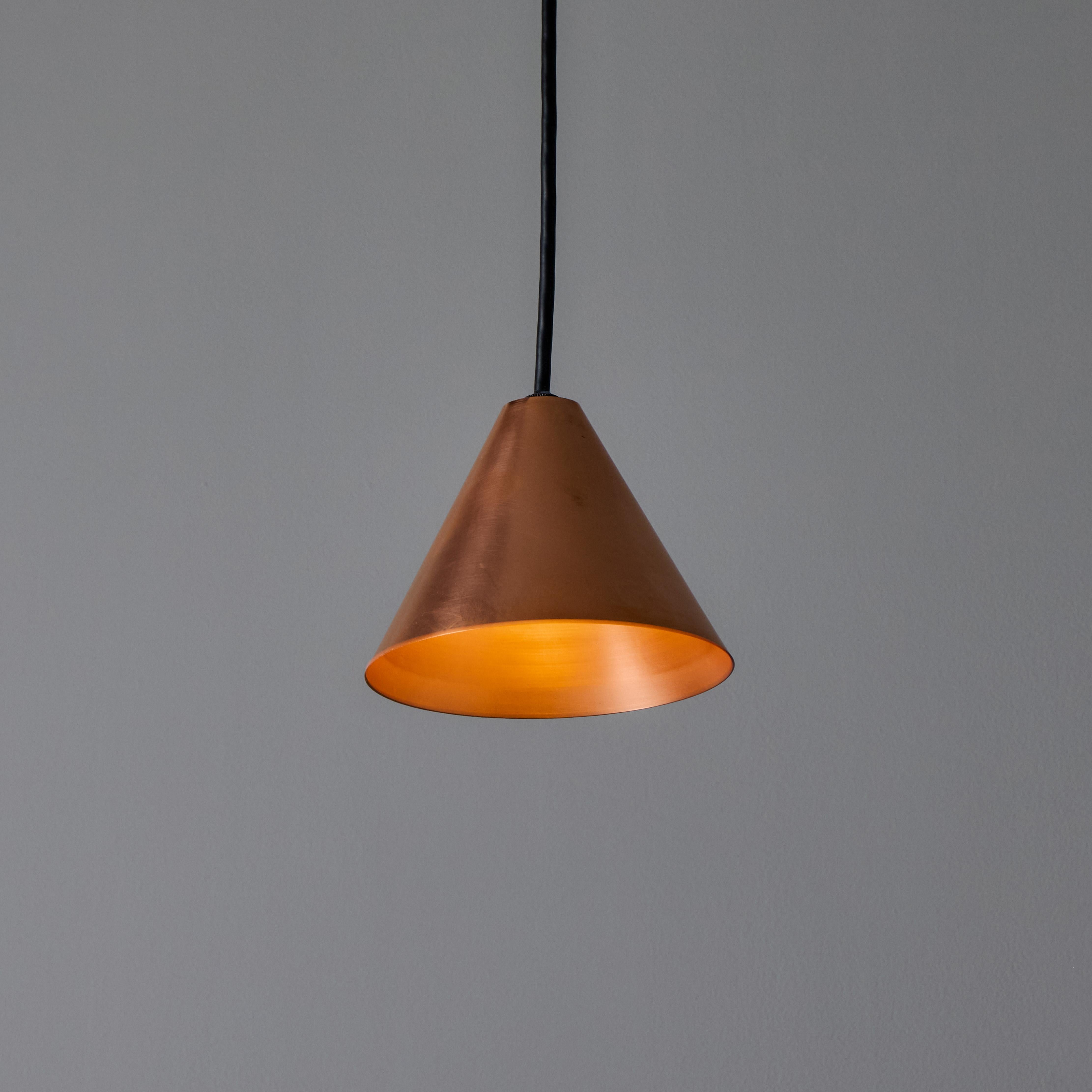 Hans-Agne Jakobsson Raw Copper 'Mini-Tratten' Outdoor Pendant For Sale 3