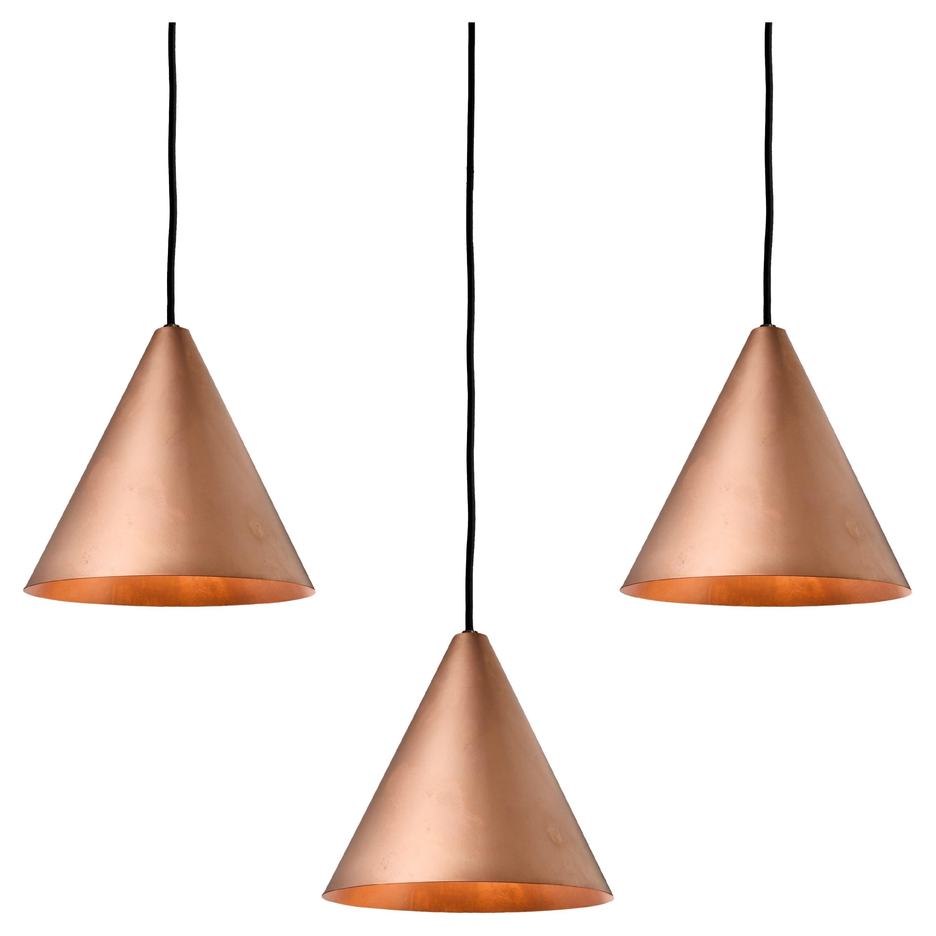 Hans-Agne Jakobsson Raw Copper 'Tratten' Pendant