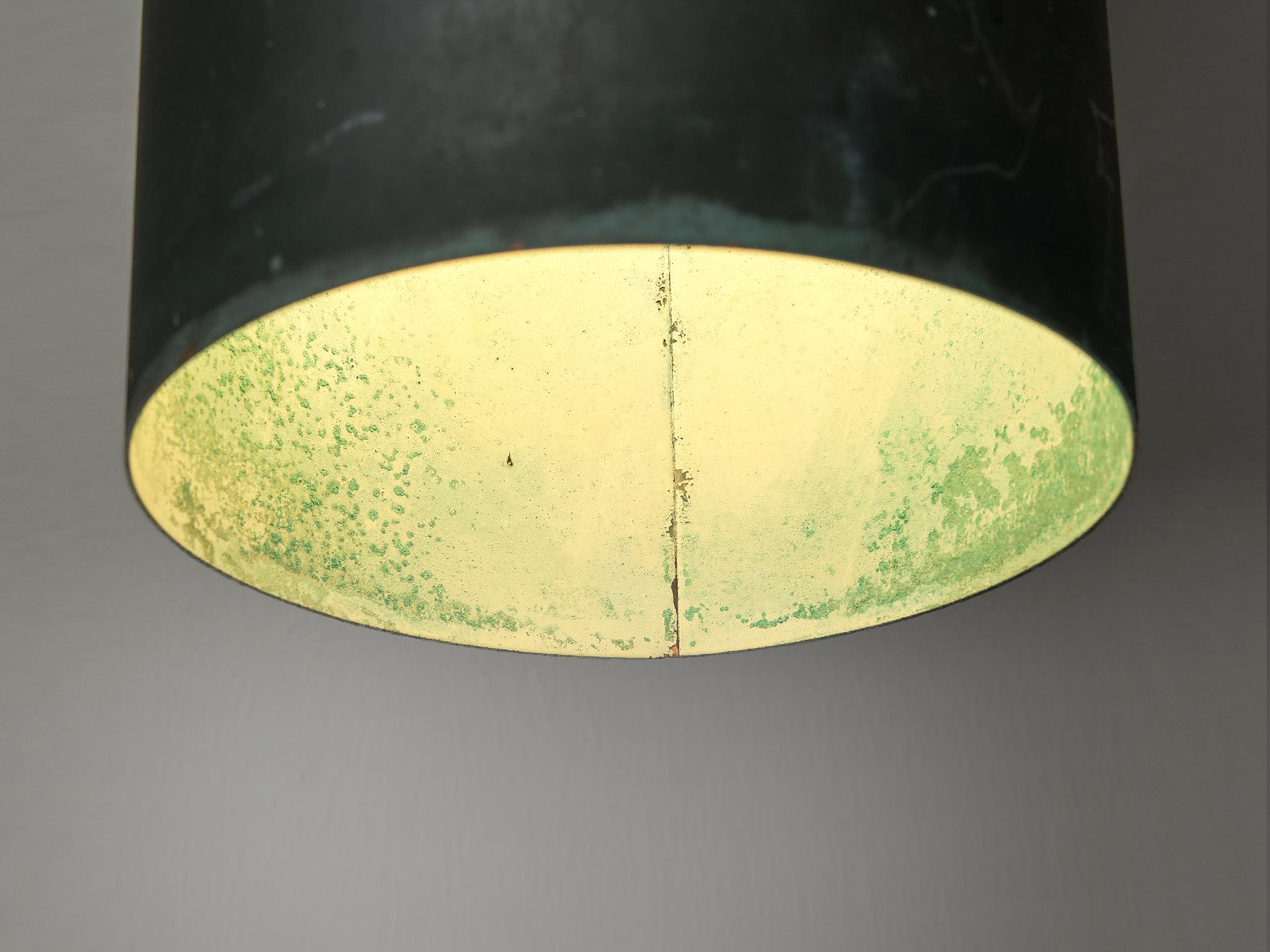 Hans-Agne Jakobsson ‘Rulle’ Wall Light in Patinated Copper 1