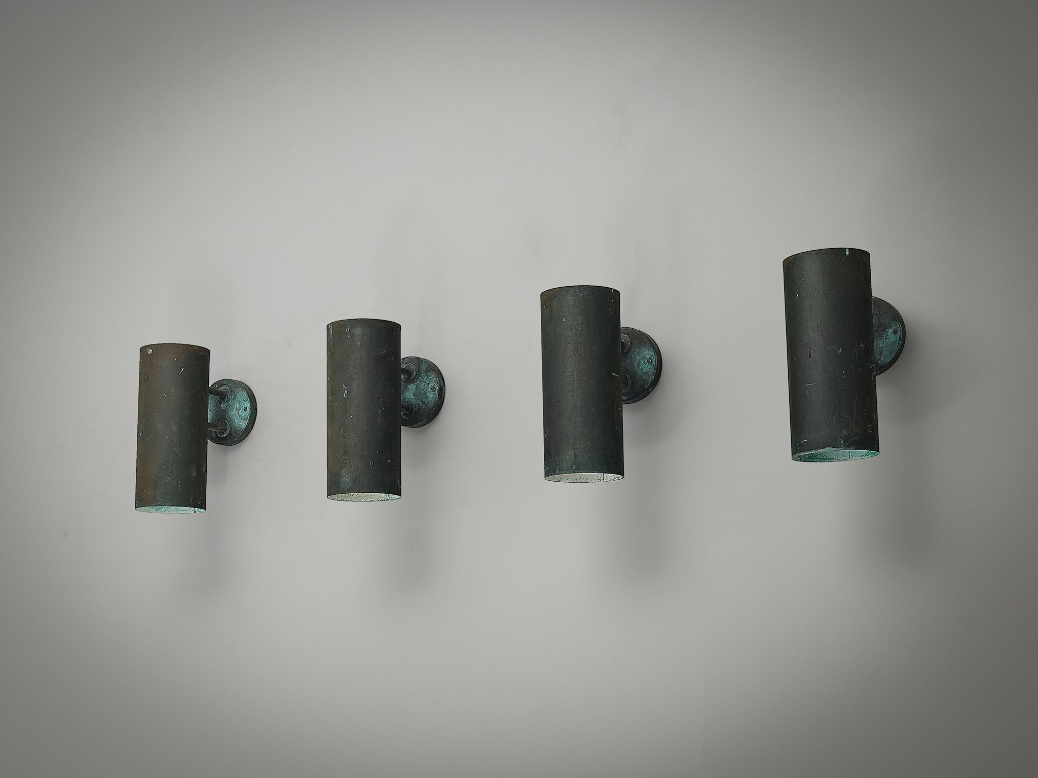 Hans-Agne Jakobsson ‘Rulle’ Wall Light in Patinated Copper 3