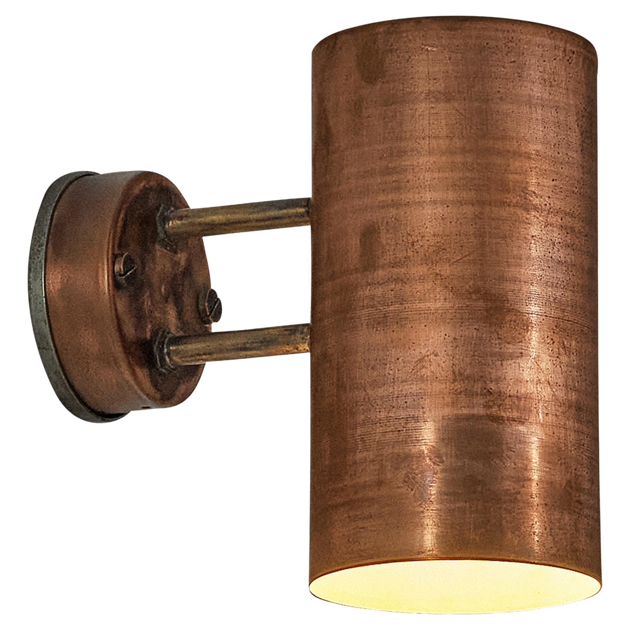 Hans-Agne Jakobsson ‘Rulle’ Wall Light in Patinated Copper
