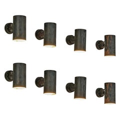 Hans-Agne Jakobsson ‘Rulle’ Wall Lights in Patinated Copper