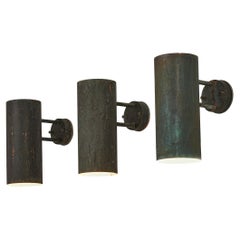 Hans-Agne Jakobsson ‘Rulle’ Wall Lights in Patinated Copper
