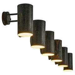 Hans-Agne Jakobsson ‘Rulle’ Wall Lights in Patinated Copper