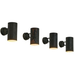 Hans-Agne Jakobsson ‘Rulle’ Wall Lights in Patinated Copper