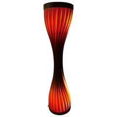 Hans-Agne Jakobsson Scandinavian Pine Floor Lamp for AB Markayrd, 1960s