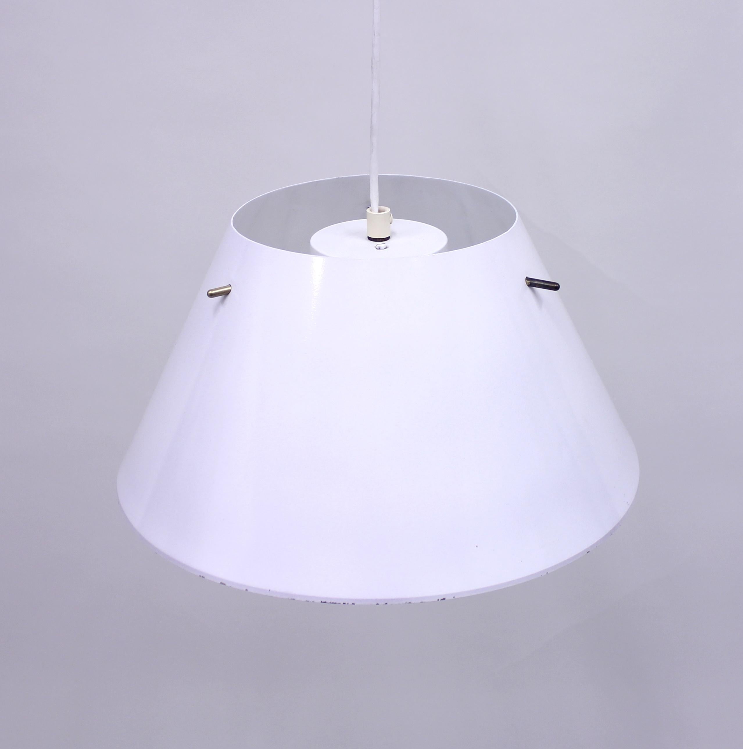 Swedish Hans-Agne Jakobsson, Sheet Metal Ceiling Lamp, 1970s