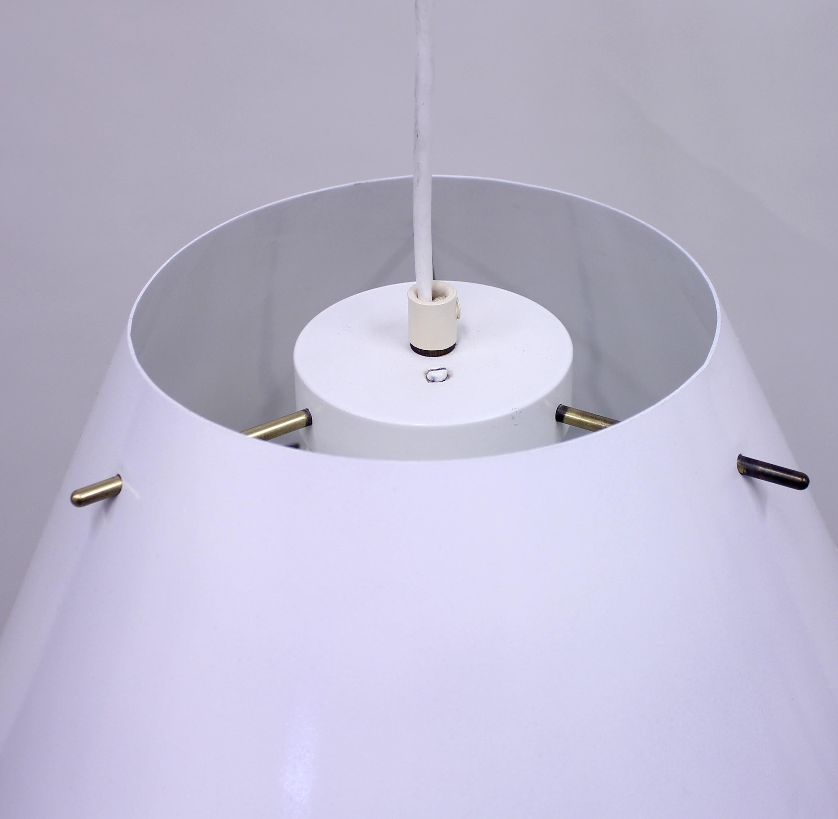 Hans-Agne Jakobsson, Sheet Metal Ceiling Lamp, 1970s In Good Condition In Uppsala, SE