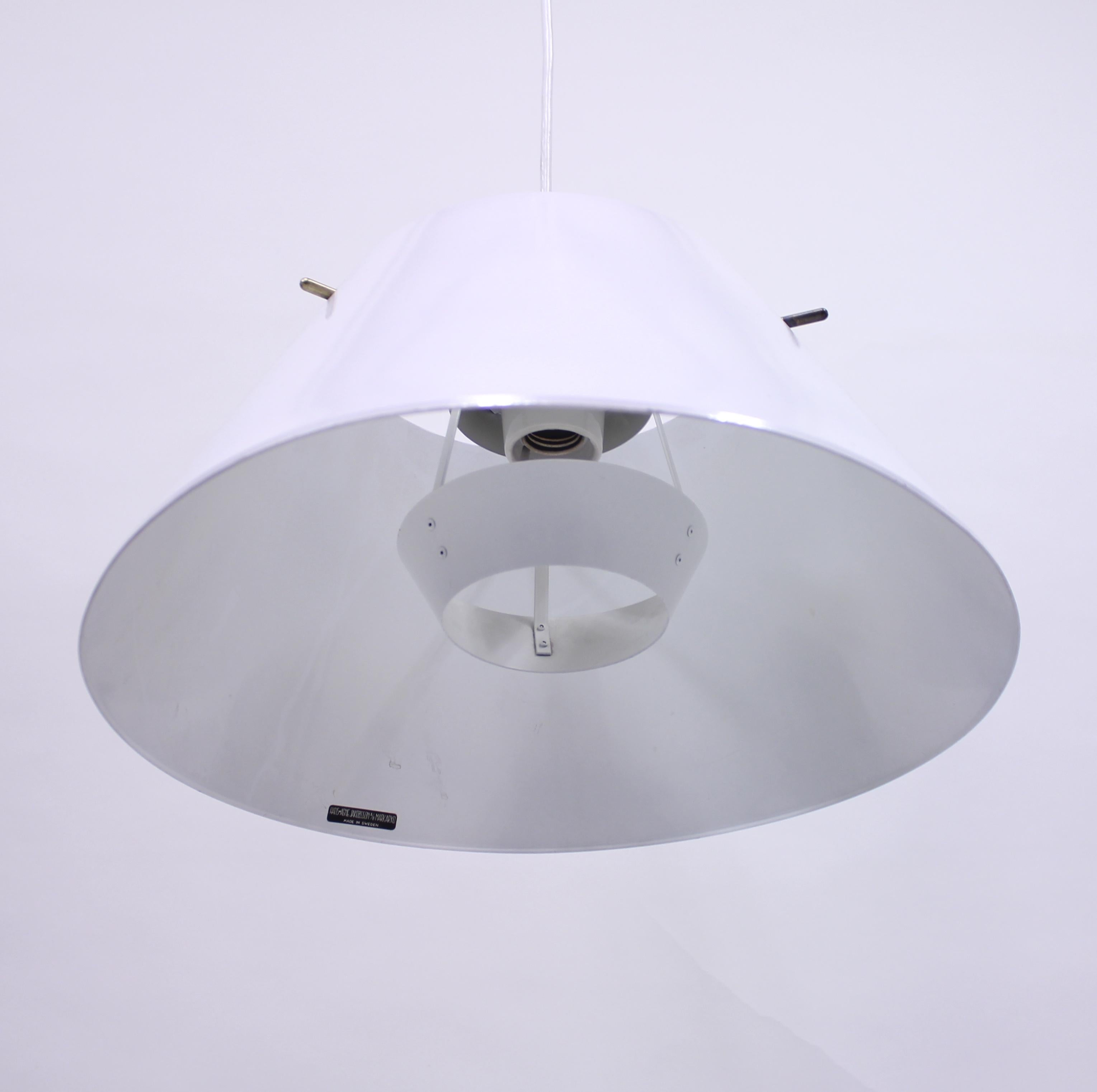 Hans-Agne Jakobsson, Sheet Metal Ceiling Lamp, 1970s 1