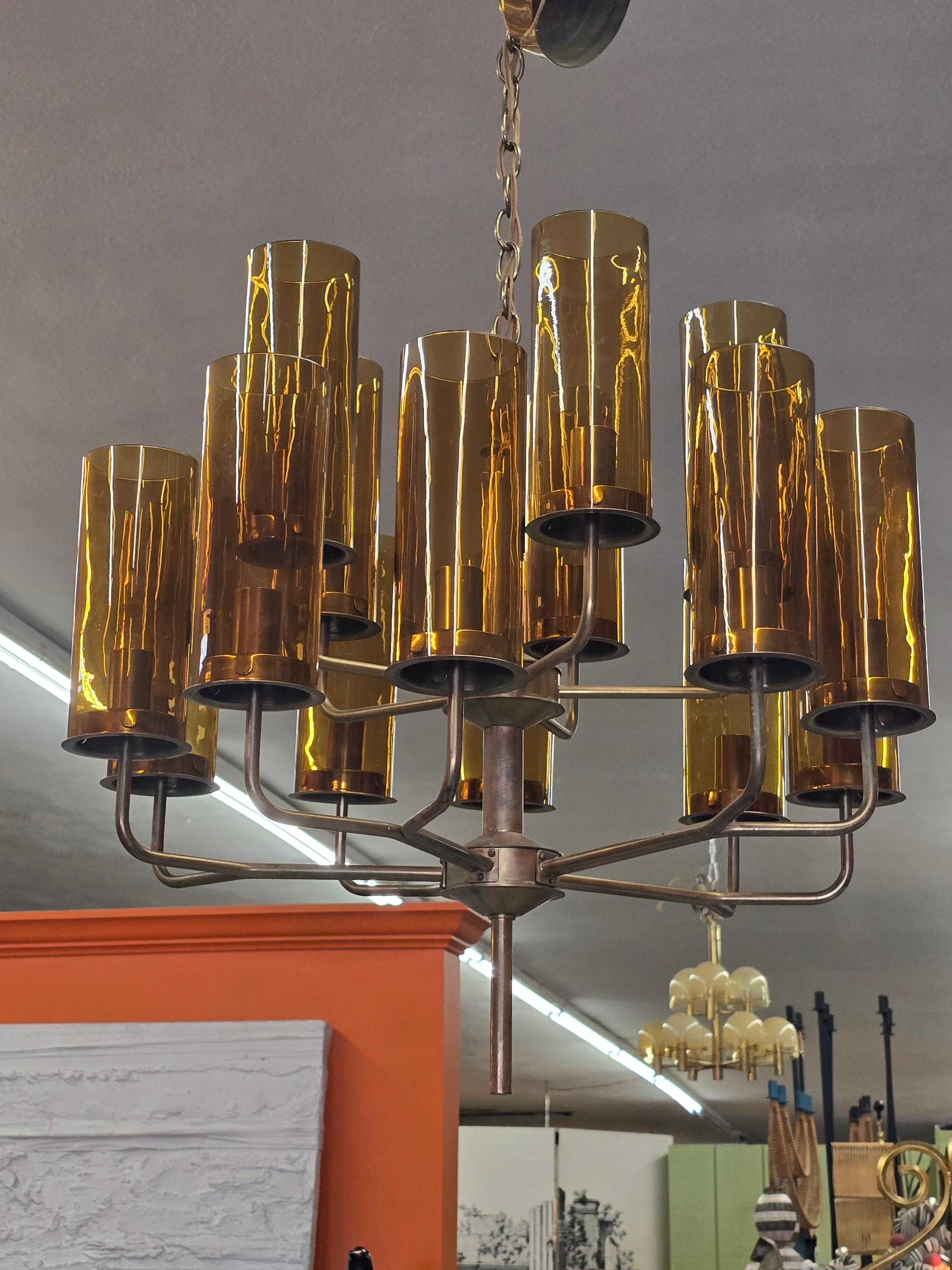 Svedese Lampadario a 15 luci 'Sonata' di Hans-Agne Jakobsson in vendita