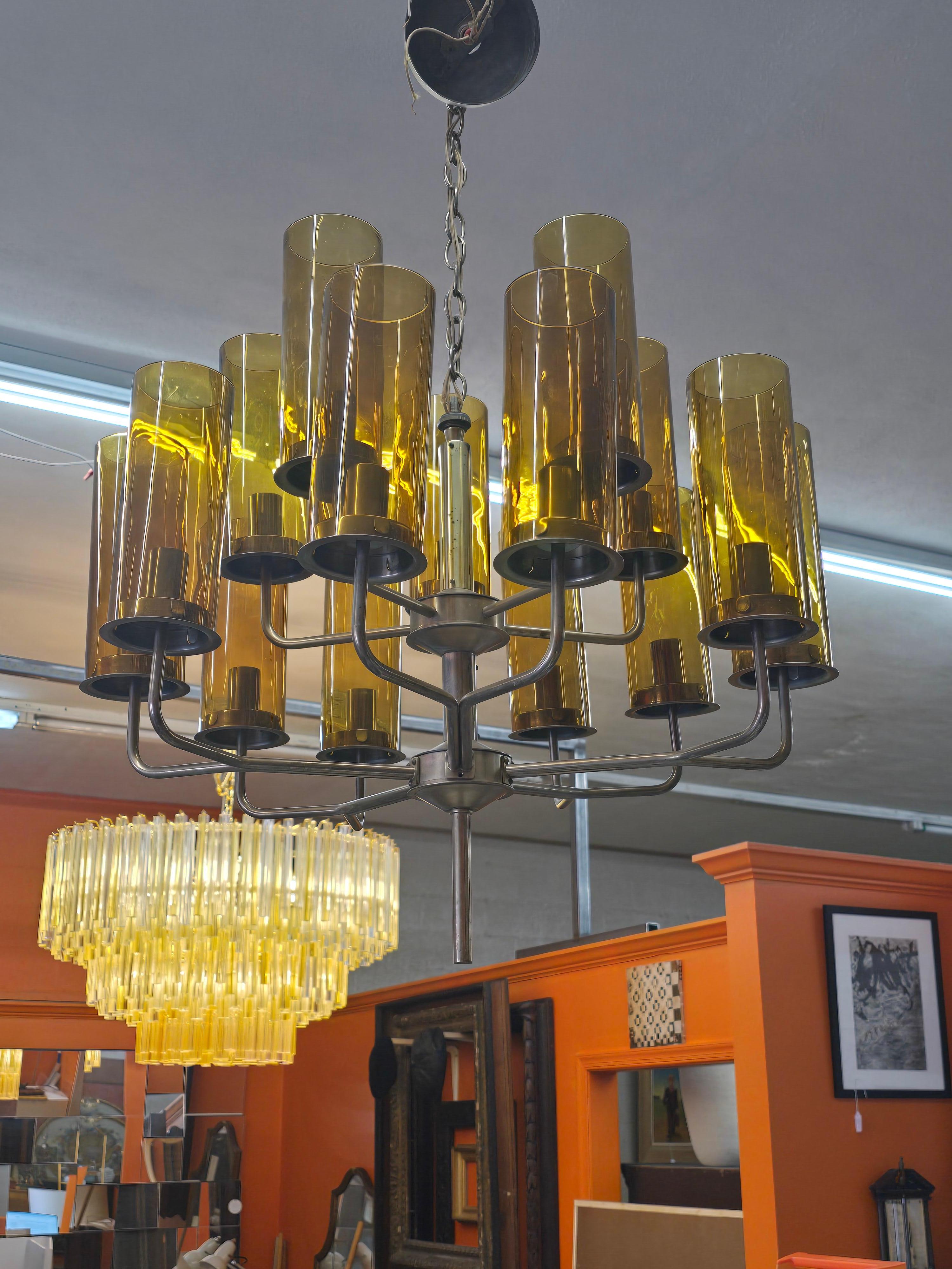 Fatto a mano Lampadario a 15 luci 'Sonata' di Hans-Agne Jakobsson in vendita