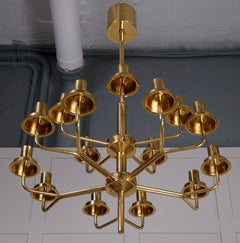Hans-Agne Jakobsson "Sonata" Chandelier Model T-434/15, 1960s