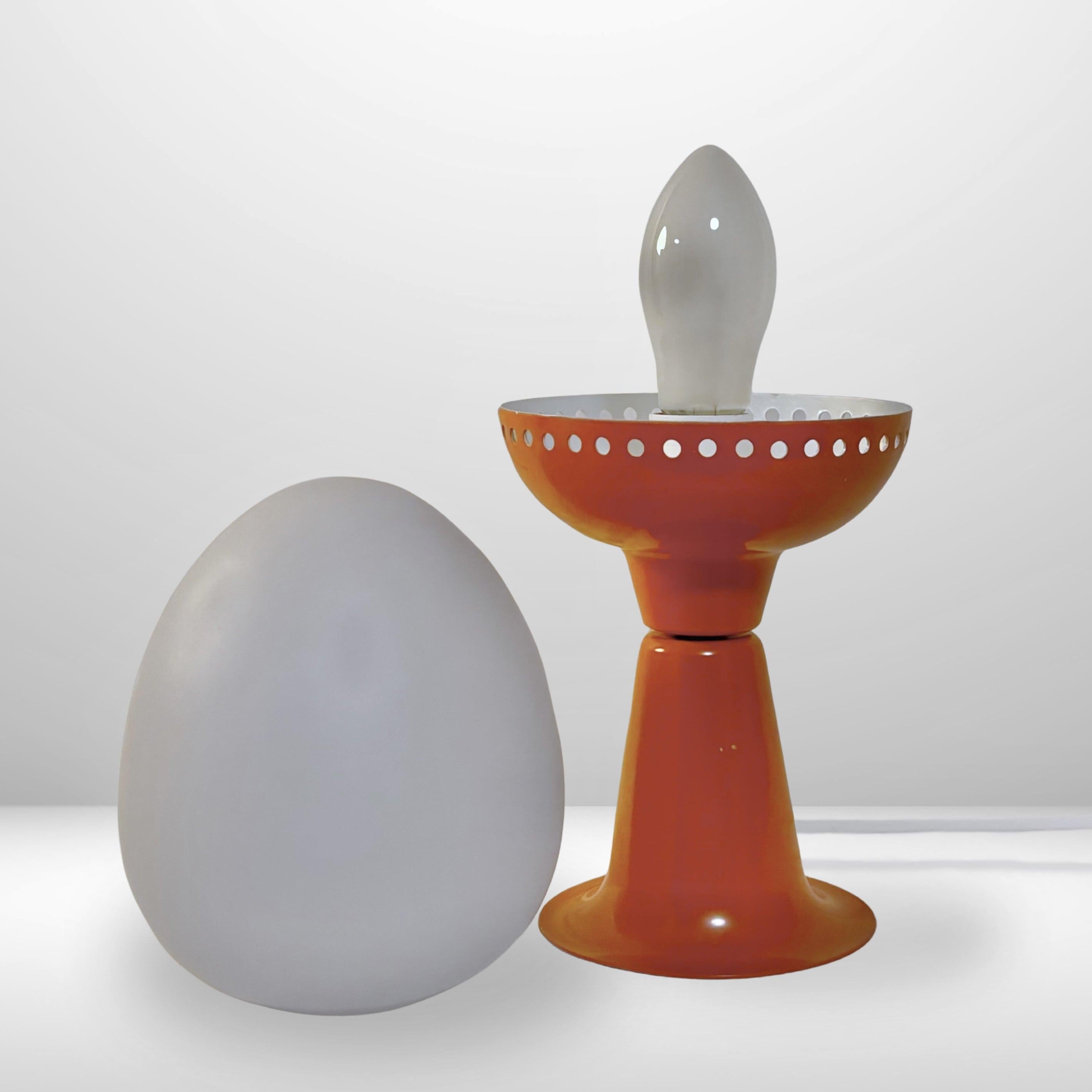 Aluminium Lampe de table de l'ère spatiale B225 de Hans-Agne Jakobsson, métal et verre, Suède, années 1960 en vente