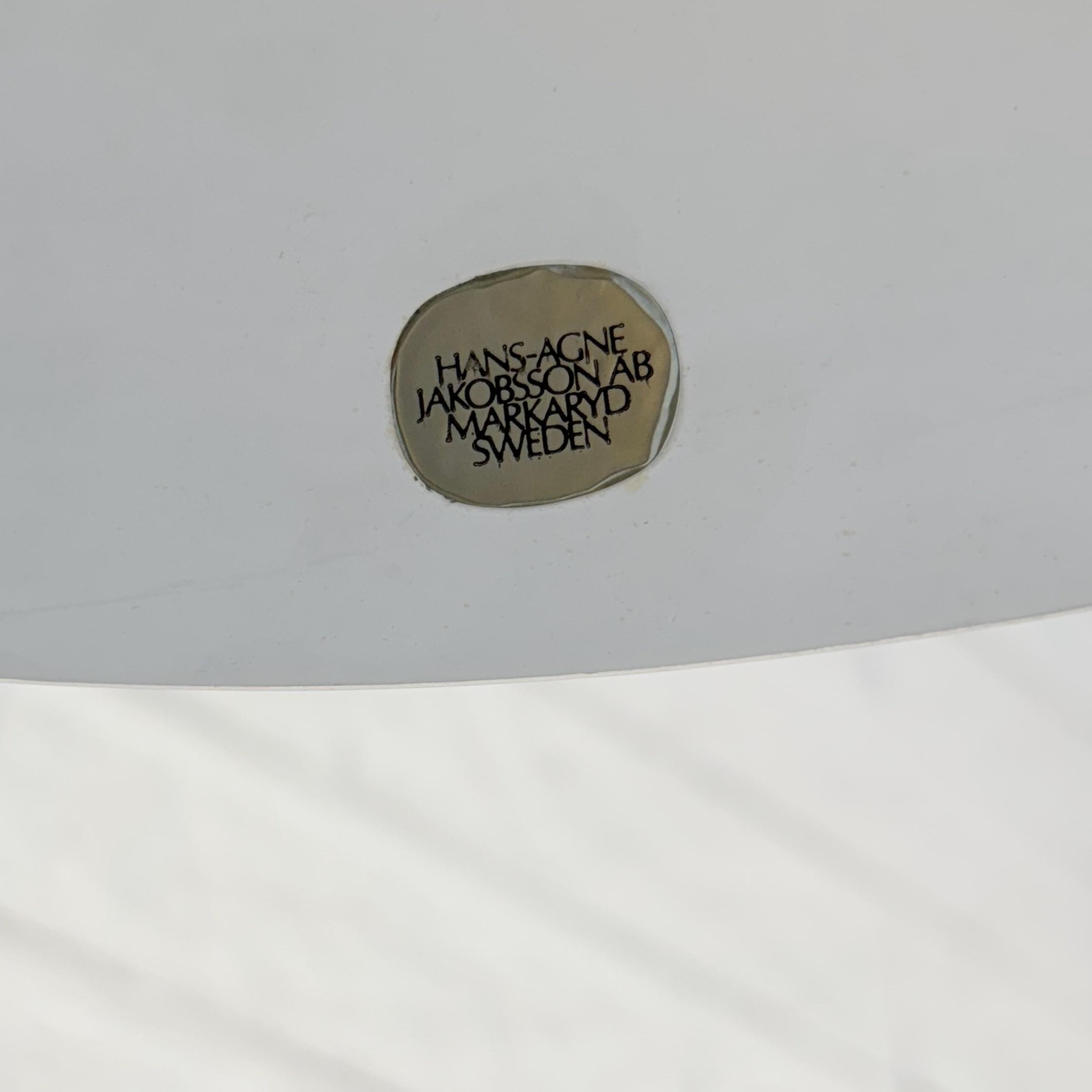 Lampe de table de l'ère spatiale BN-26 de Hans-Agne Jakobsson, en aluminium, Suède, années 1960 en vente 8