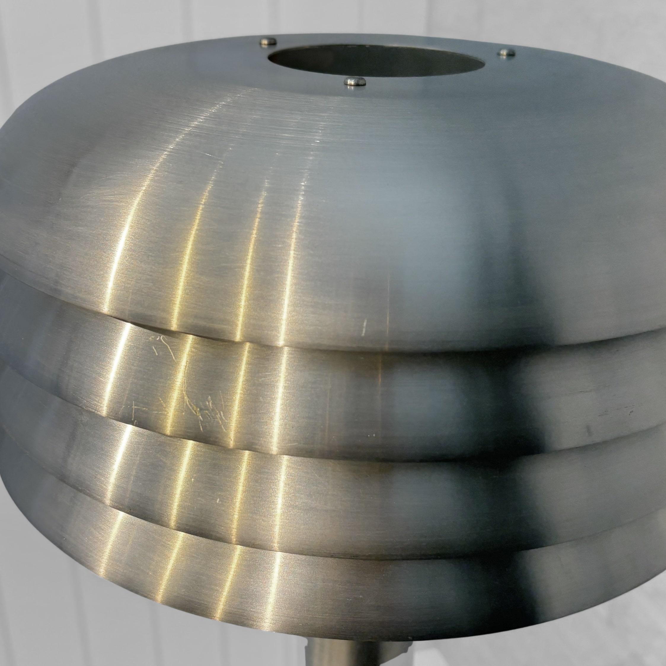 Lampe de table de l'ère spatiale BN-26 de Hans-Agne Jakobsson, en aluminium, Suède, années 1960 en vente 2