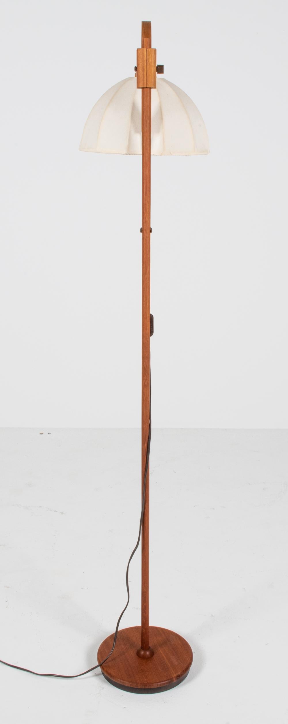 Hans-Agne Jakobsson-Style Danish Mid-Century Teak Floor Lamp 2