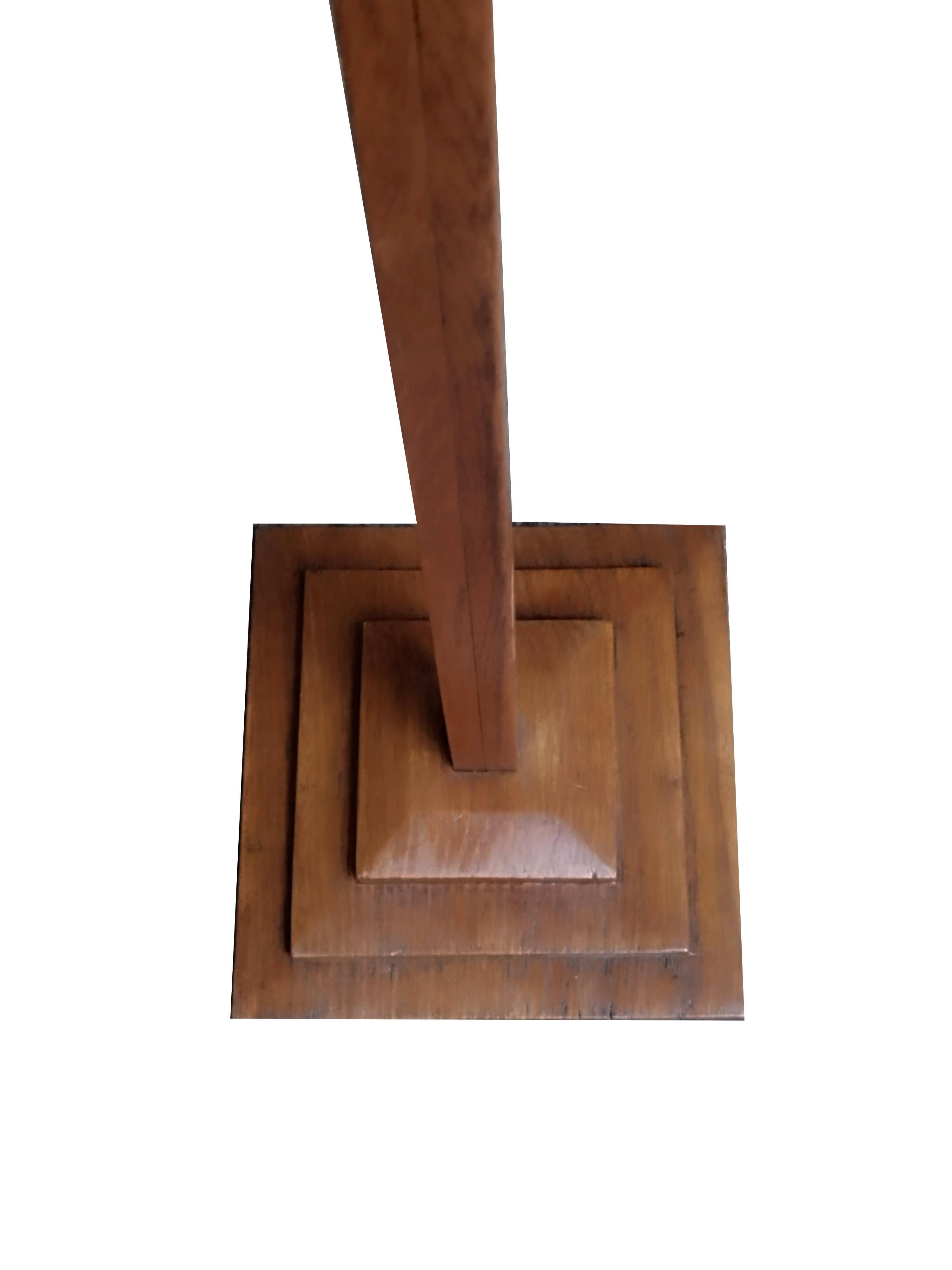 Fin du 20e siècle Lampadaire en bois de style Hans-Agne Jakobsson, Suède, 1970 en vente