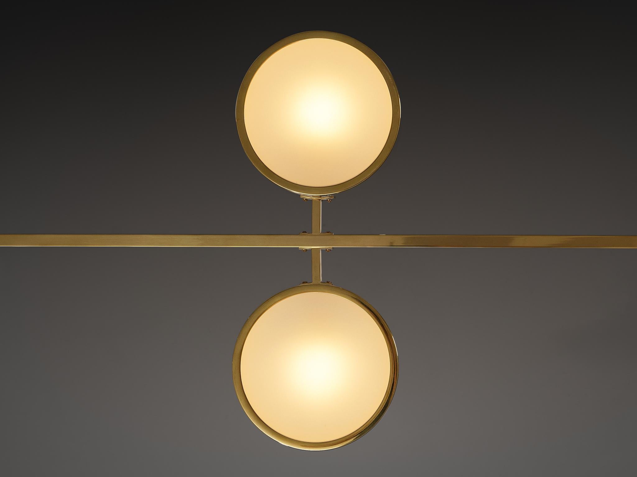 Ottone Lampadario Hans-Agne Jakobsson 'T 261/12' in ottone in vendita