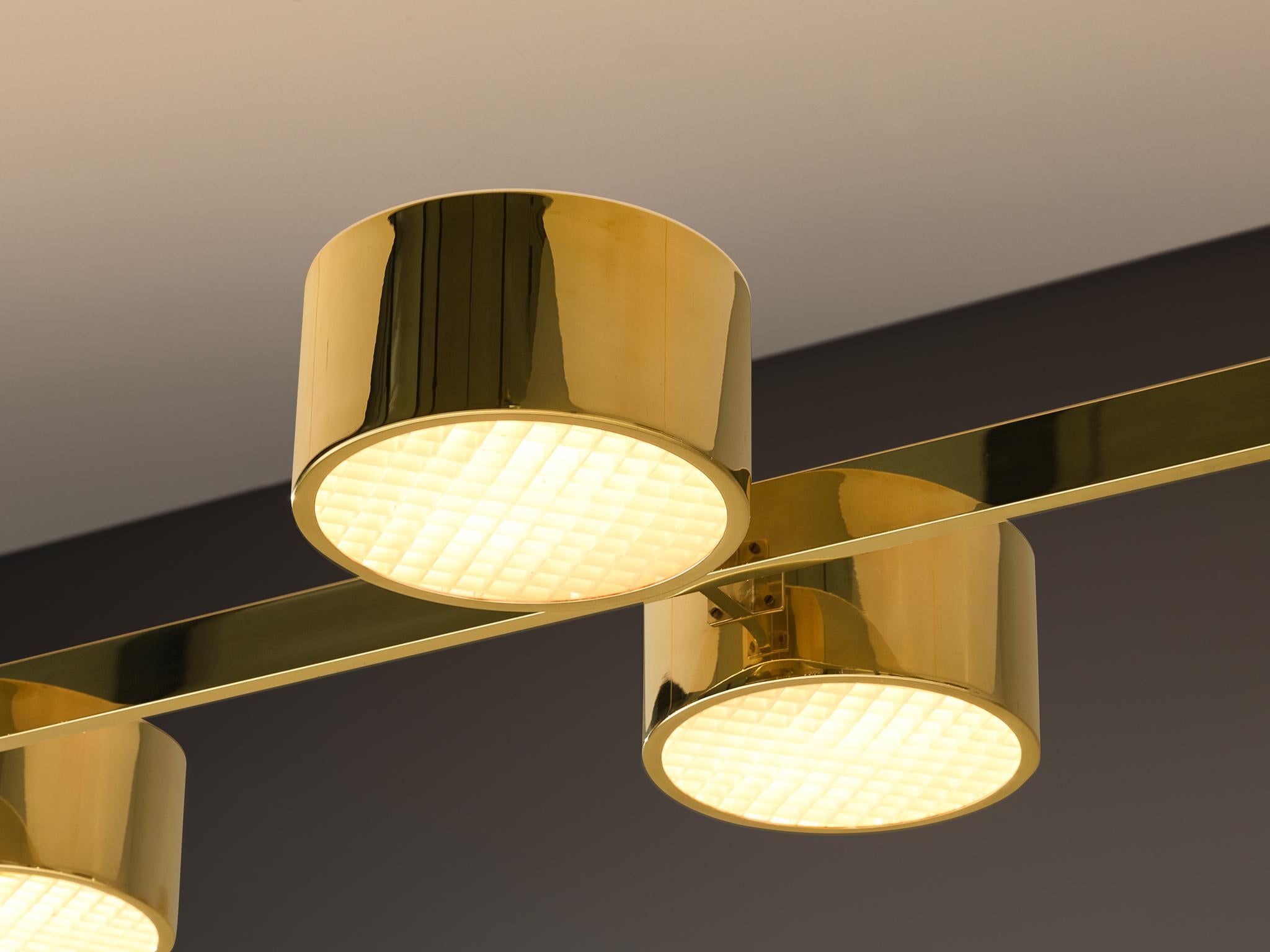 Hans-Agne Jakobsson 'T 261/12' Chandelier in Brass 2