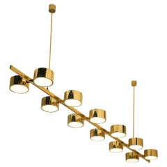 Hans-Agne Jakobsson 'T 261/12' Chandelier in Brass 