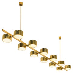Hans-Agne Jakobsson 'T 261/12' Chandelier in Brass