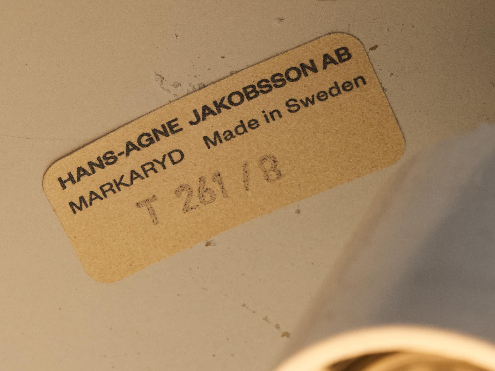 Lampadario Hans-Agne Jakobsson 'T 261/8' in ottone in vendita 1
