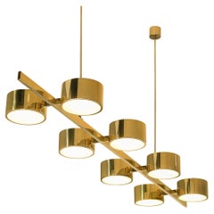 Hans-Agne Jakobsson 'T 261/8' Chandelier in Brass