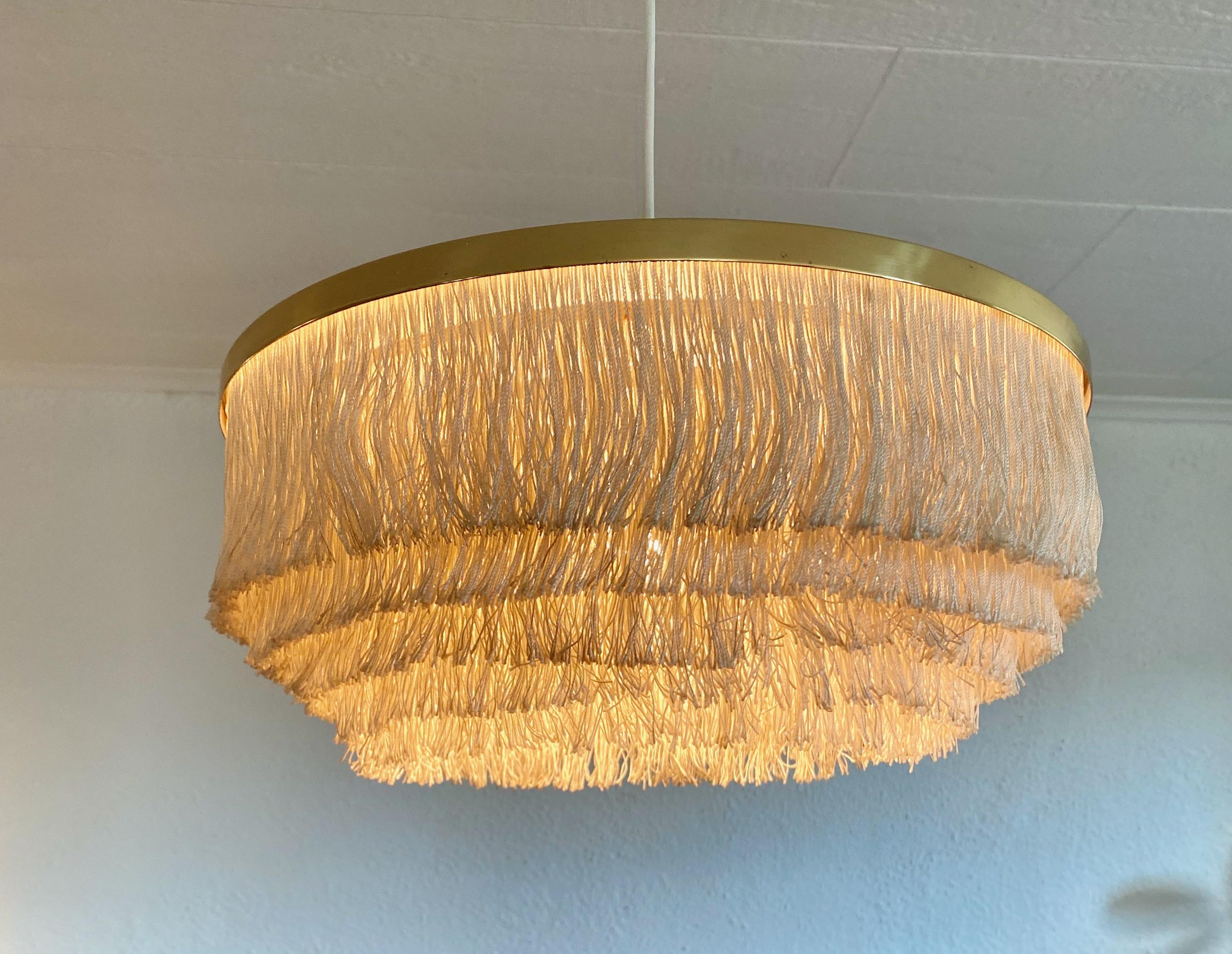 Hans-Agne Jakobsson, T-603, lampada a frange in ottone In condizioni buone in vendita a Klintehamn, SE