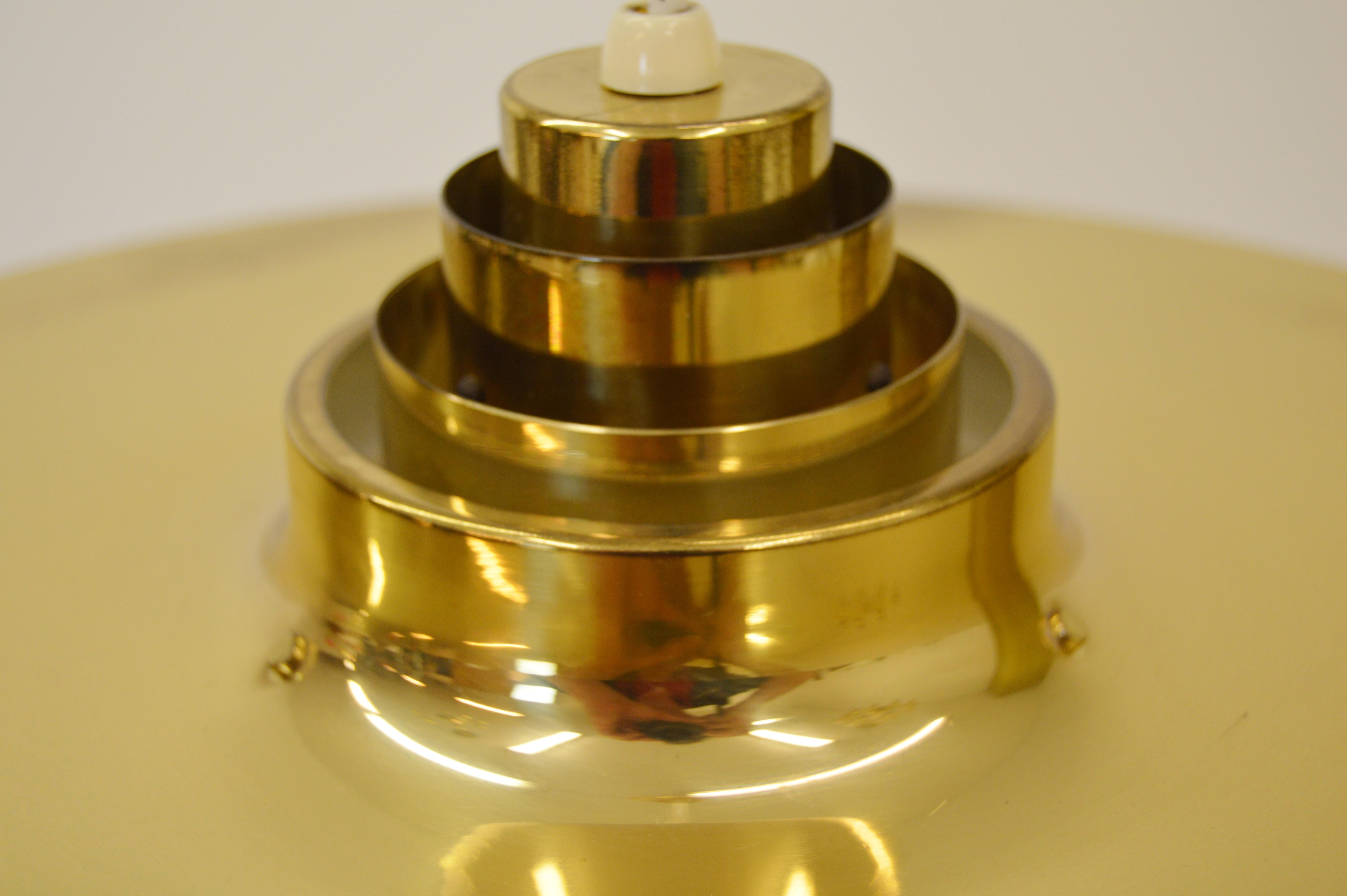Hans-Agne Jakobsson T-603 Silk and Brass Fringe Lamp 3