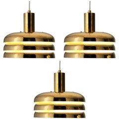 Hans-Agne Jakobsson 'T-724M' Pendants in Brass