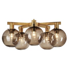 Hans-Agne Jakobsson "T376-5" Ceiling Light, Sweden 1960s