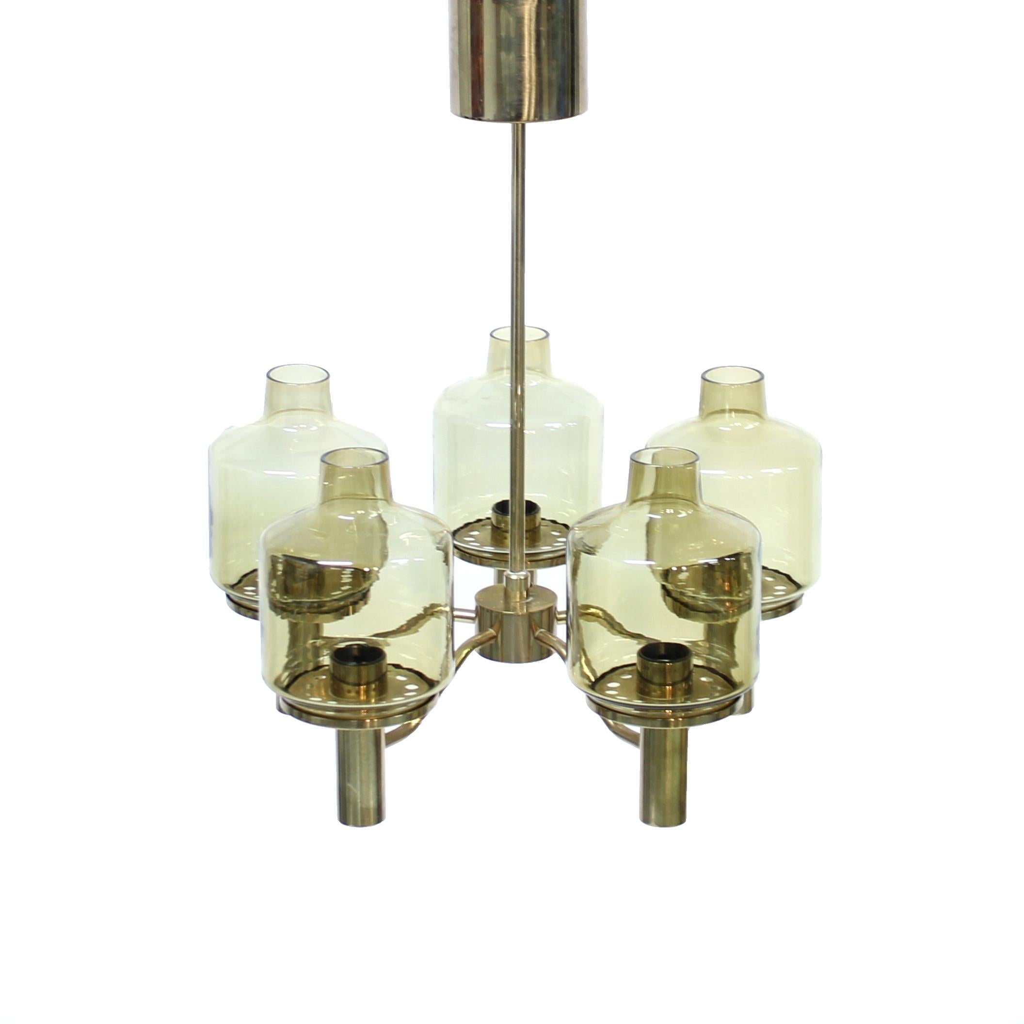 Swedish Hans-Agne Jakobsson, T507 ceiling lamp, Hans-Agne Jakobsson AB, Markaryd, 1960s For Sale