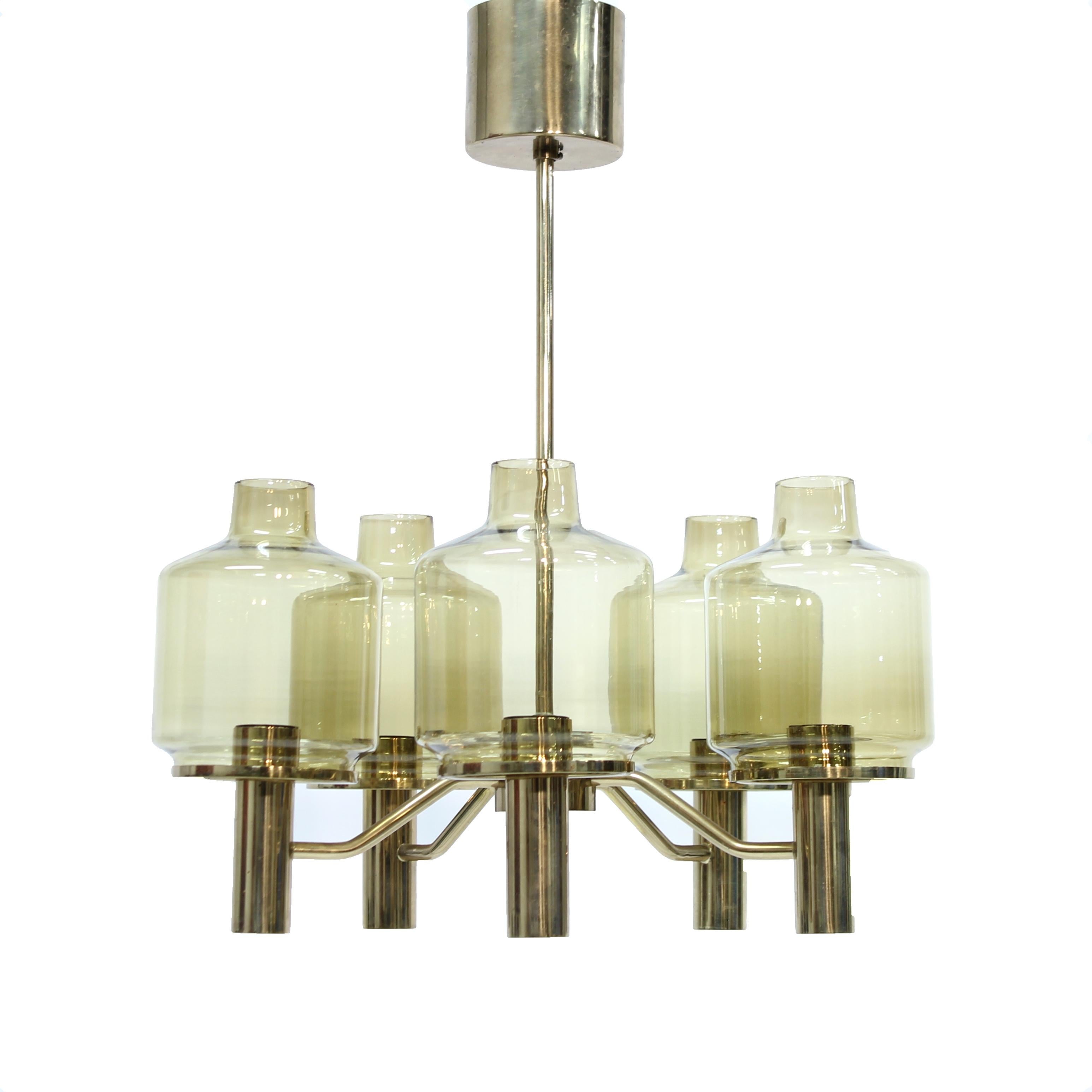 20th Century Hans-Agne Jakobsson, T507 ceiling lamp, Hans-Agne Jakobsson AB, Markaryd, 1960s For Sale