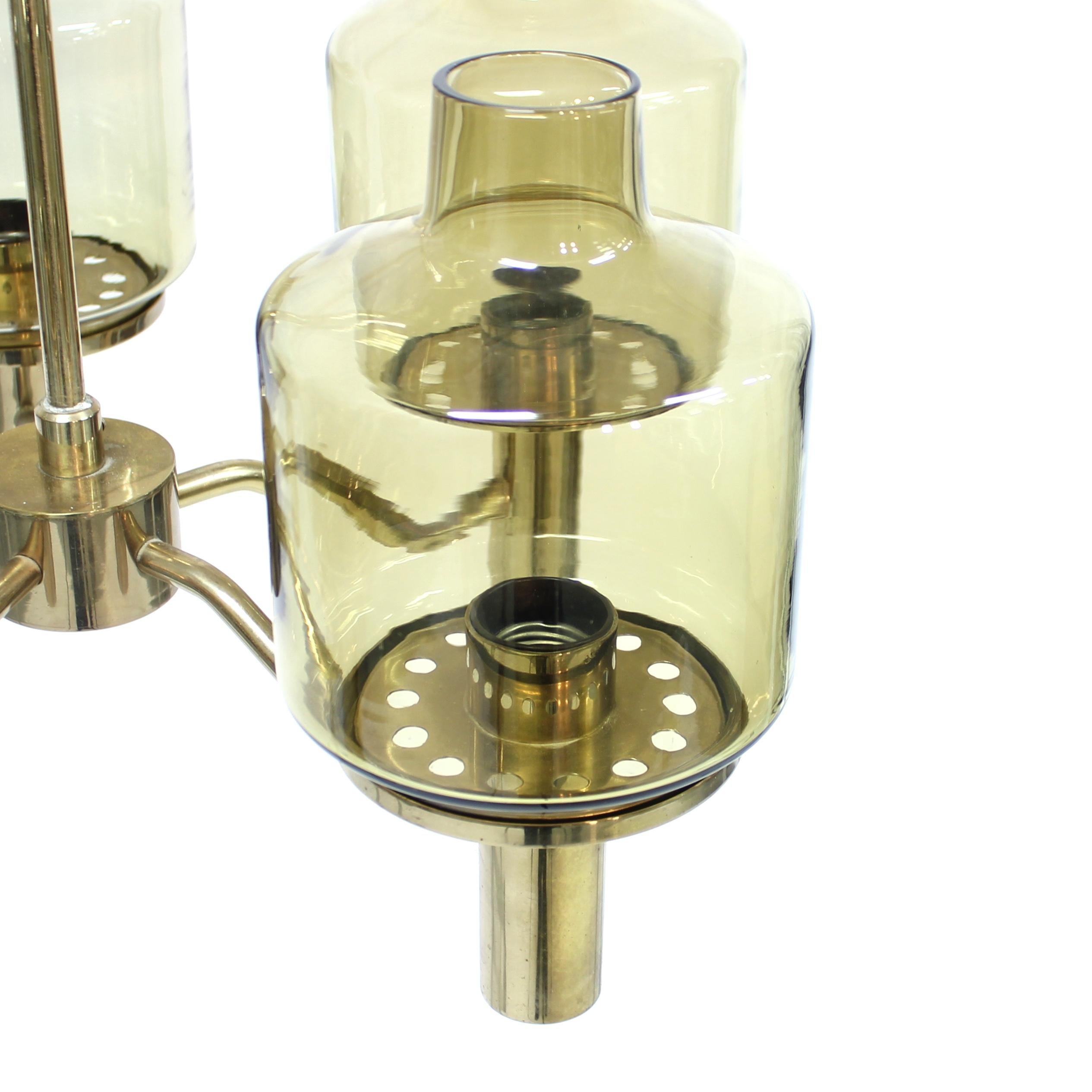 Hans-Agne Jakobsson, T507 ceiling lamp, Hans-Agne Jakobsson AB, Markaryd, 1960s For Sale 1