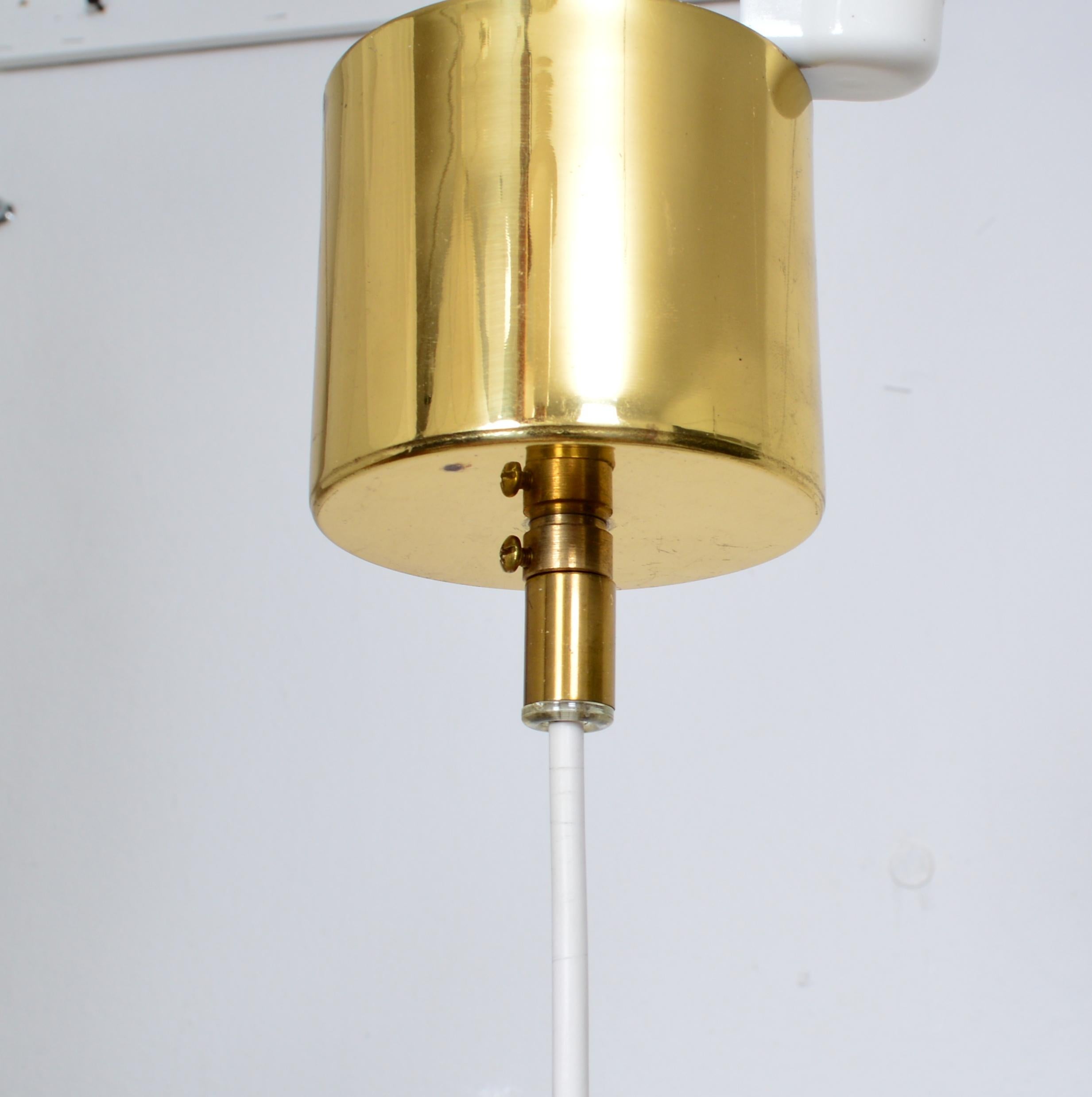 Hans-Agne Jakobsson T526  Brass Pendant for AB Markaryd, 1960s in vendita 2