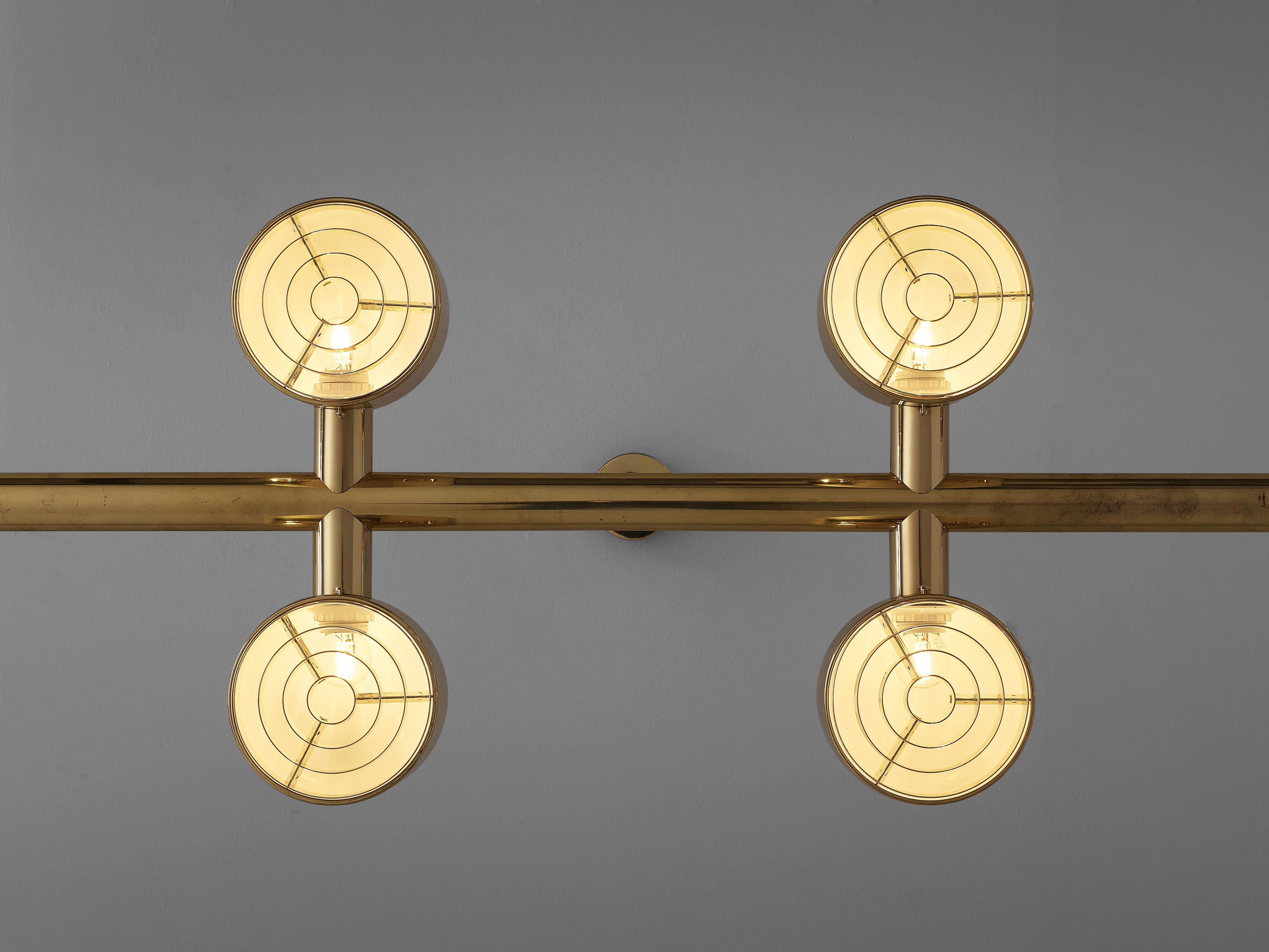 Hans-Agne Jakobsson T746/12 Chandelier in Brass 5