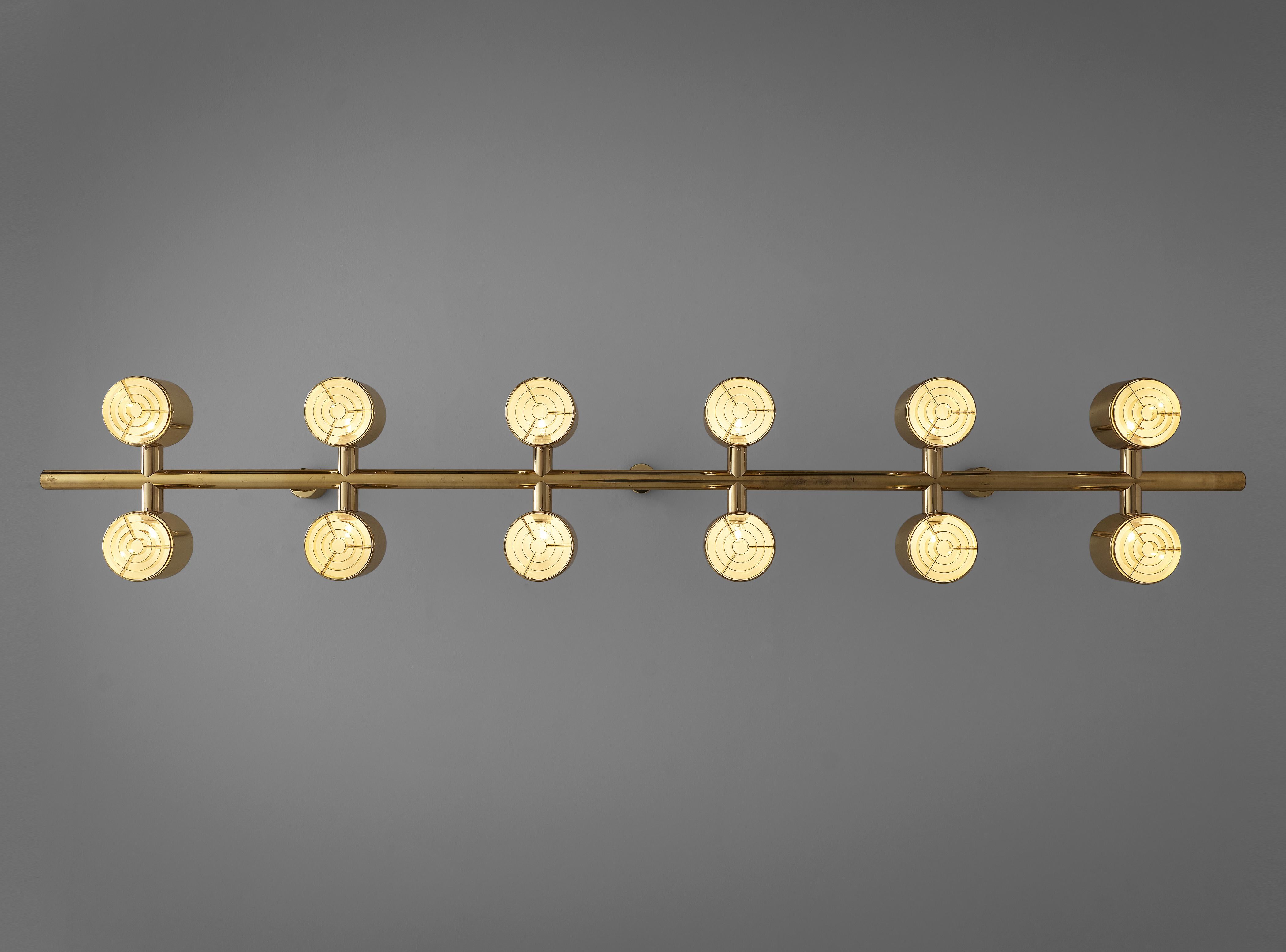 Hans-Agne Jakobsson T746/12 Chandelier in Brass 6