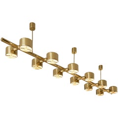 Hans-Agne Jakobsson T746/12 Chandelier in Brass