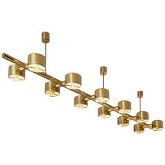 Hans-Agne Jakobsson T746/12 Chandelier in Brass