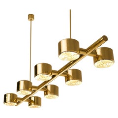 Lampadario Hans-Agne Jakobsson T746/8 in ottone