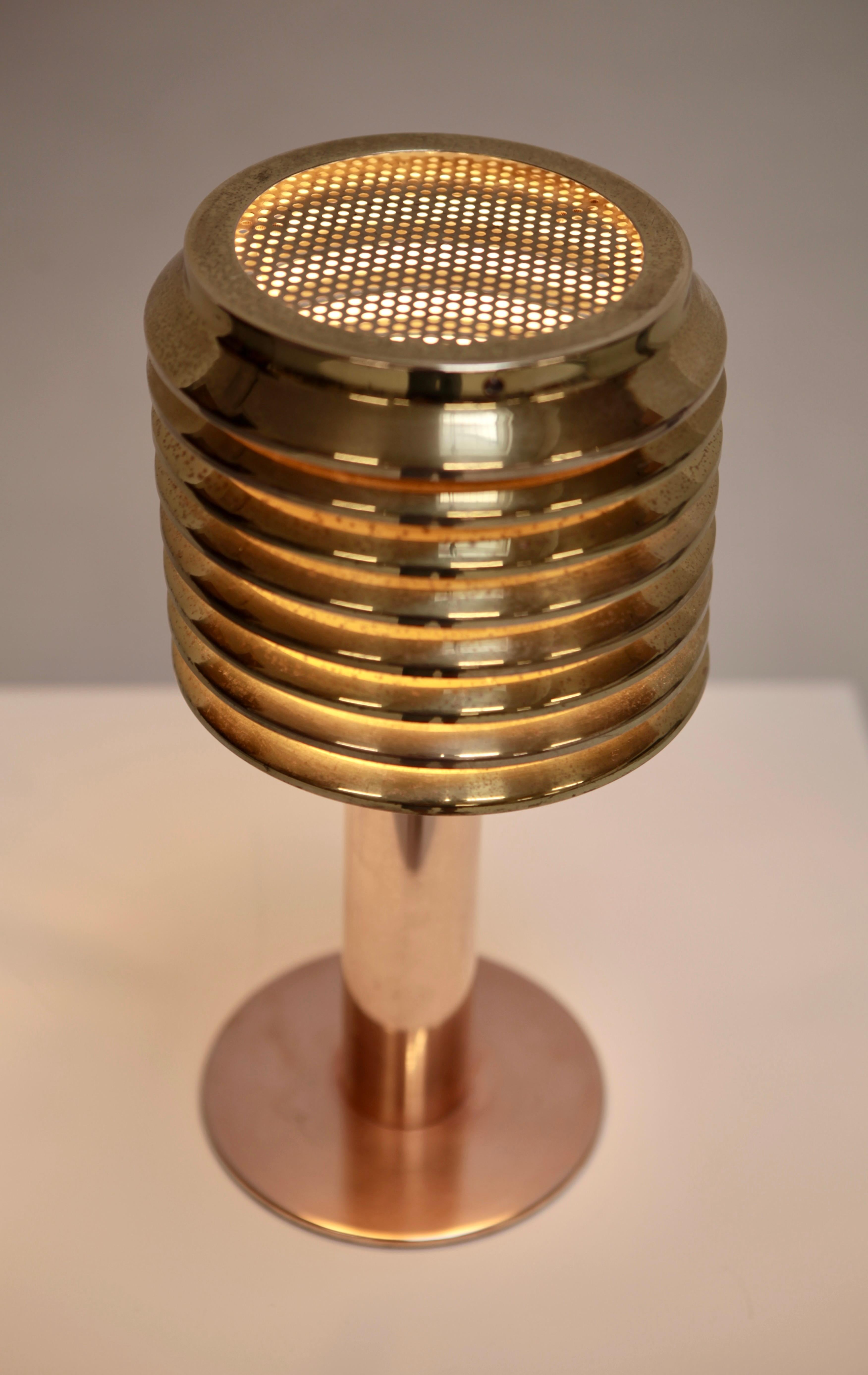 Hans-Agne Jakobsson, Table Lamp in Brass, Model B 142, Sweden 1960s 3