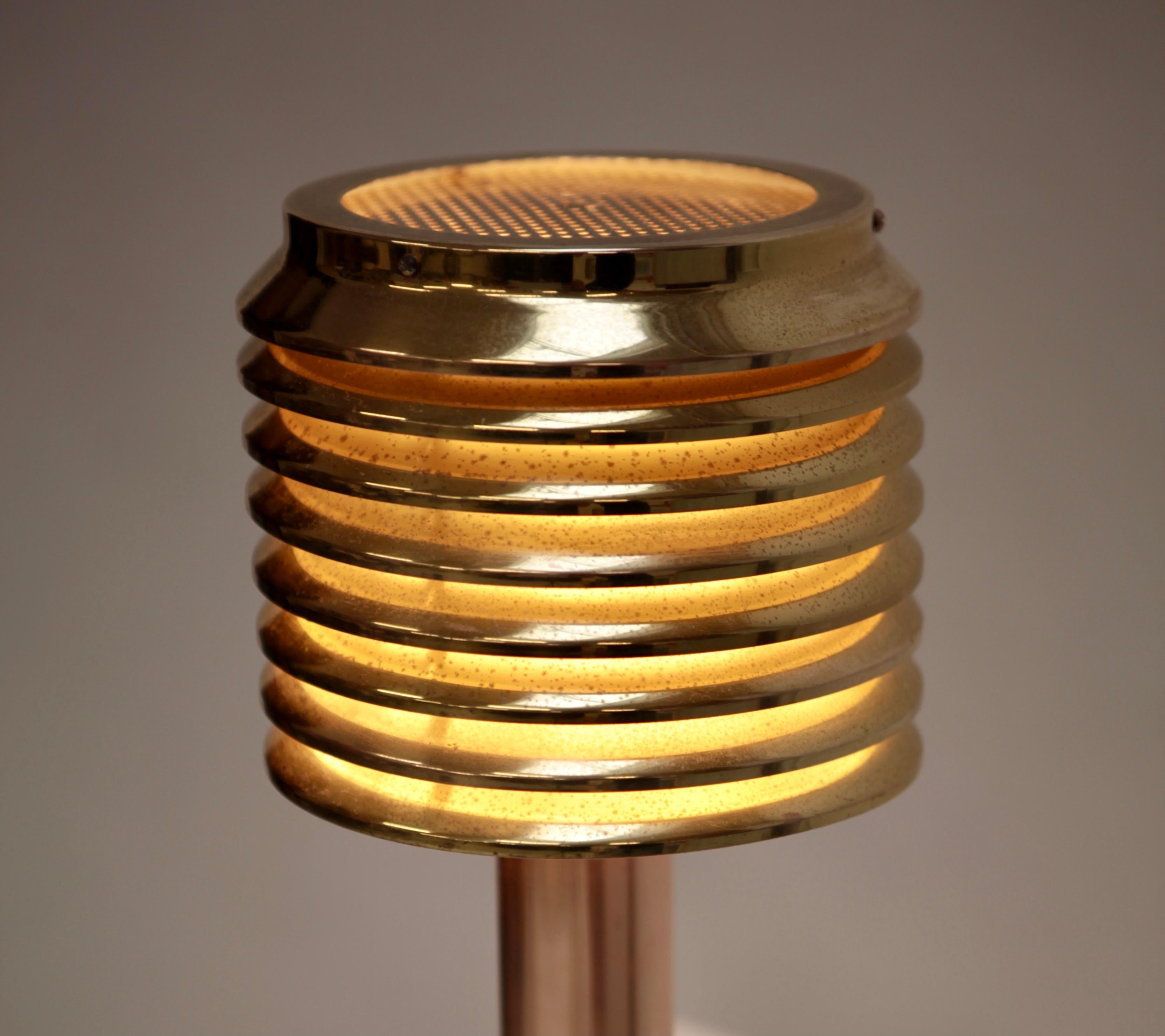 Hans-Agne Jakobsson, Table Lamp in Brass, Model B 142, Sweden 1960s 4