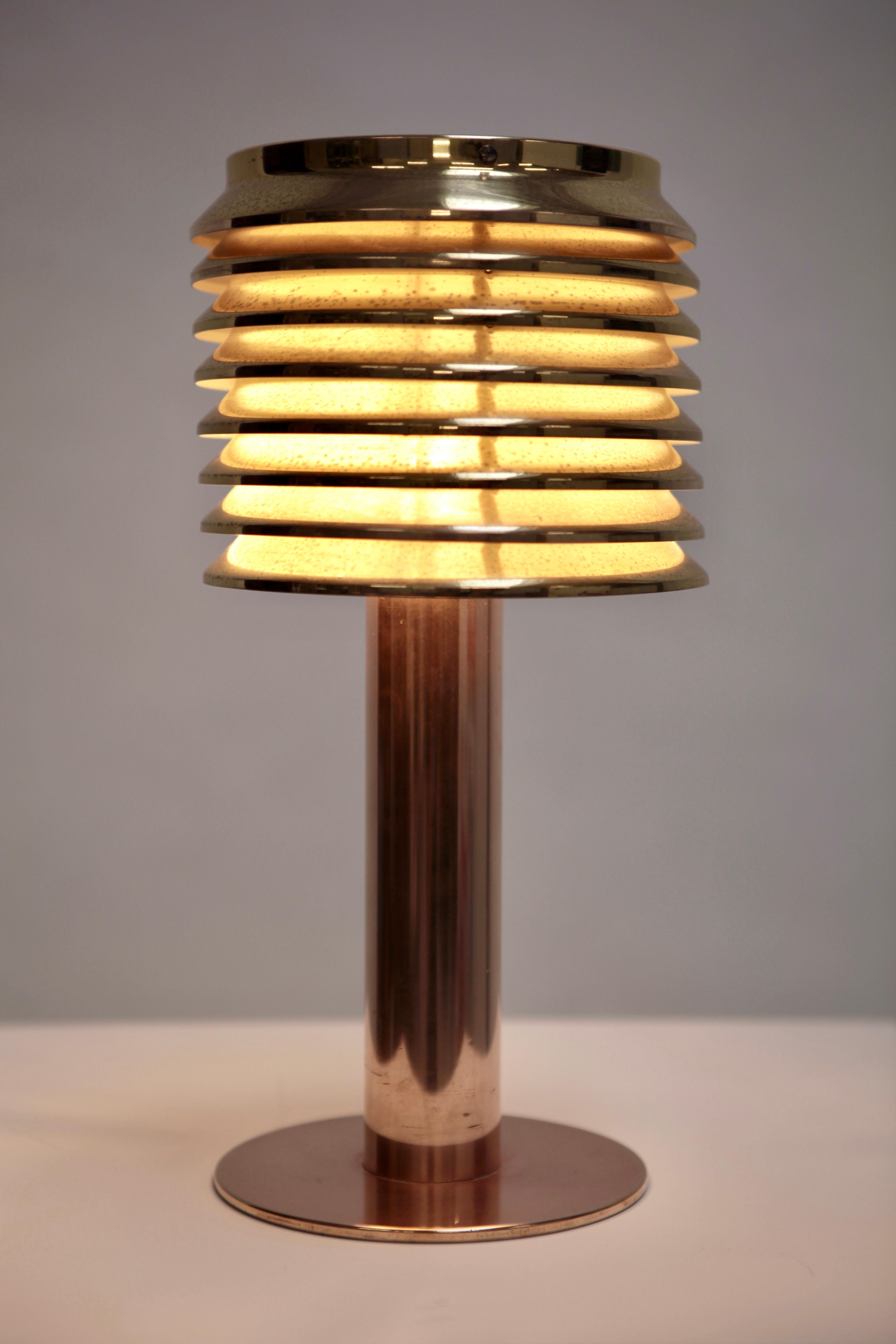 Hans-Agne Jakobsson,
Table lamp, Model B 142 in brass & copper, 1960s
Good vintage condition.
 