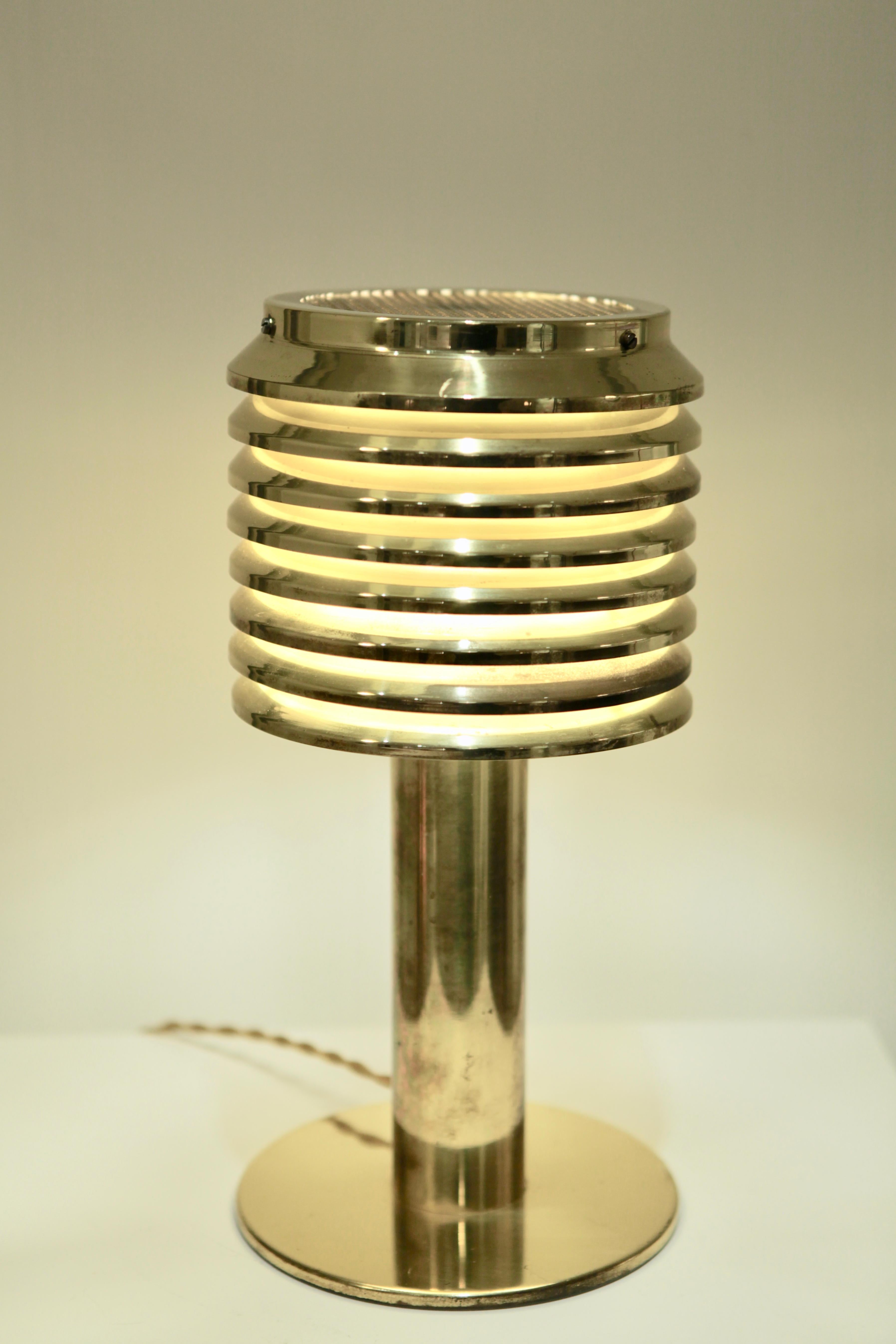 Swedish Hans-Agne Jakobsson, Table Lamp in Brass, Model B 142, Sweden 1960s