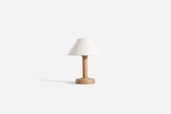 Hans-Agne Jakobsson, Table Lamp, Light Wooden, Sweden, 1970s