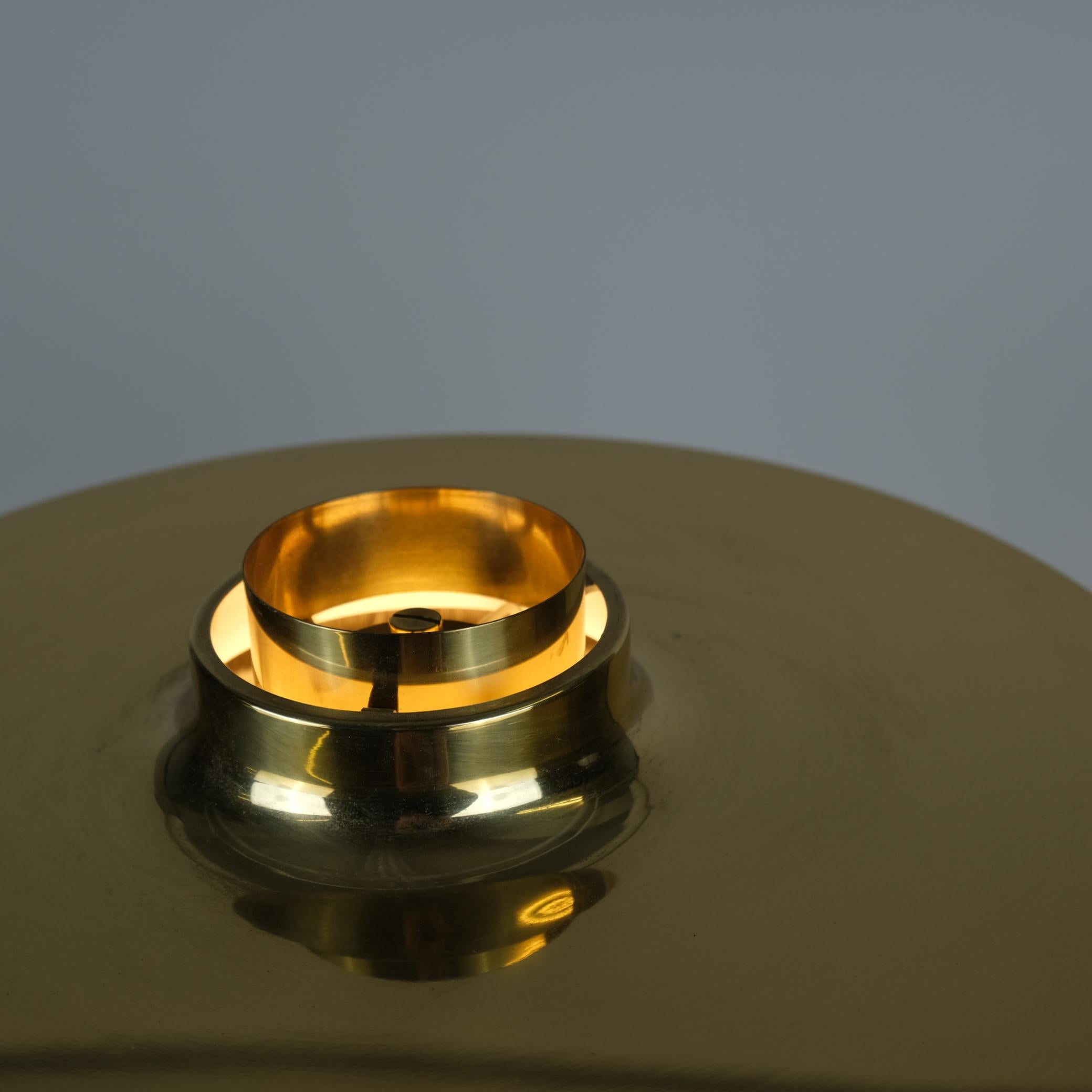 Lampe de bureau Hans-Agne Jakobsson modèle B-138 en laiton avec franges, Markaryd, années 1960 en vente 1